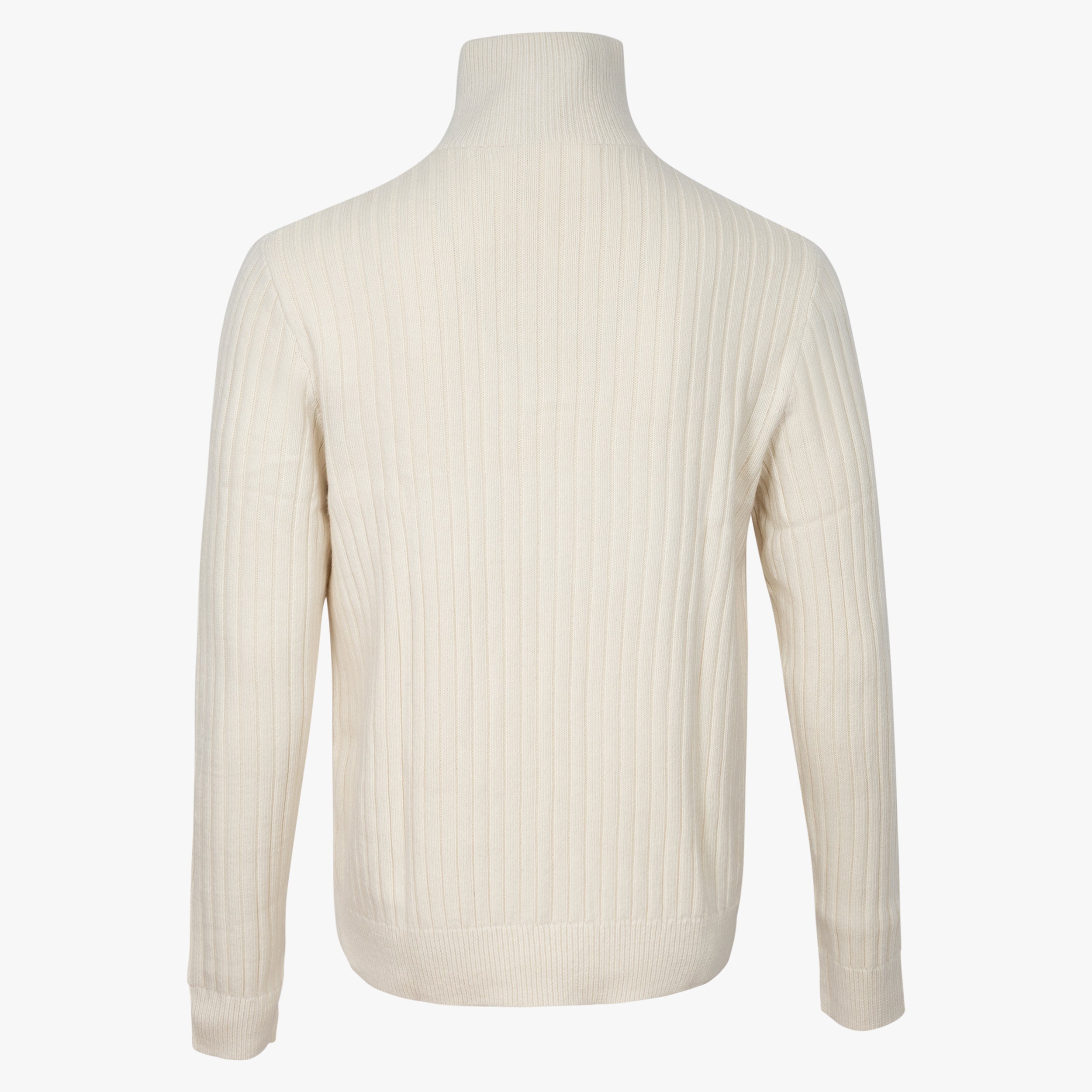 Ralph Lauren Gebreide Trui met Rits Crème