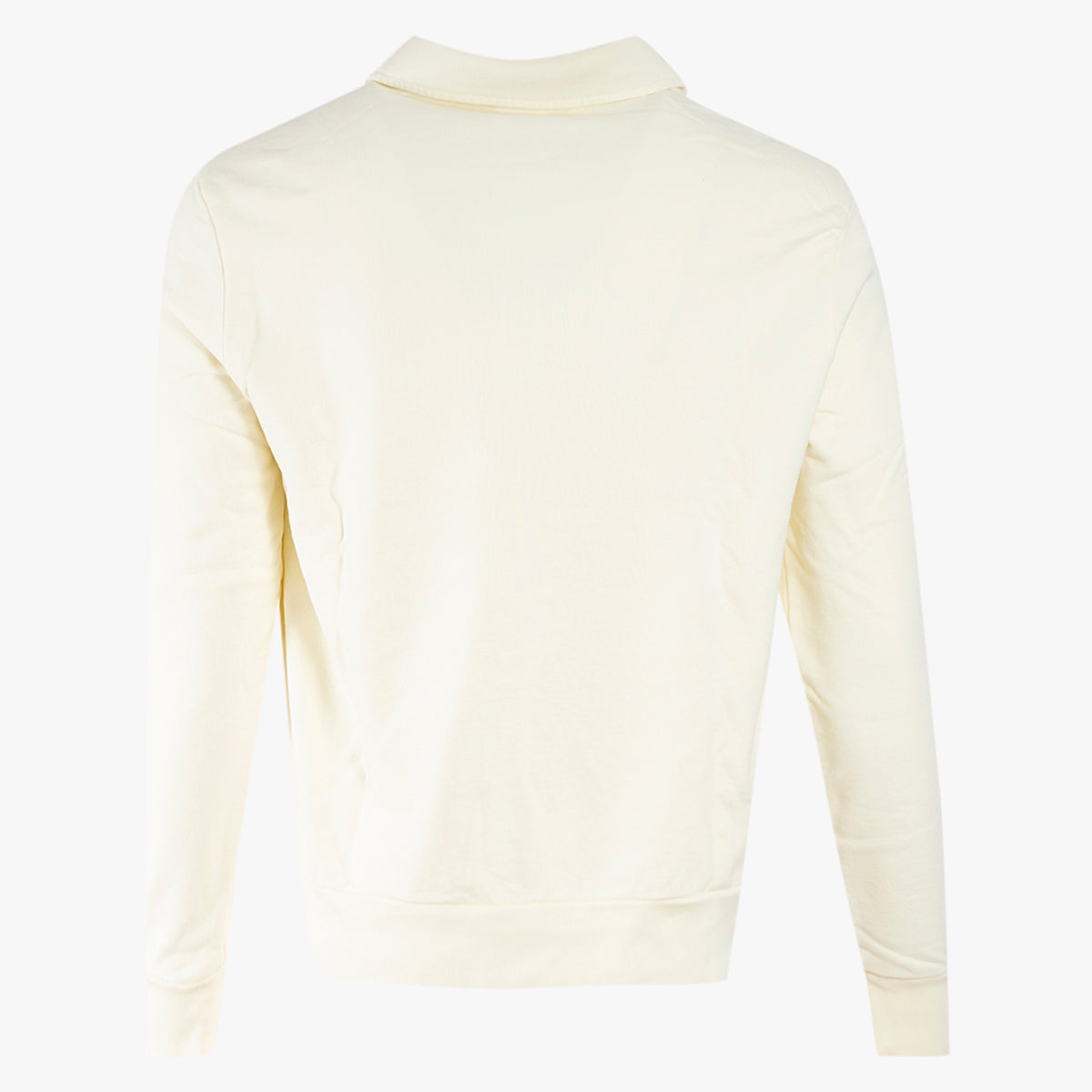 Ralph Lauren Sweater met Rits Creme | Loopback Fleece