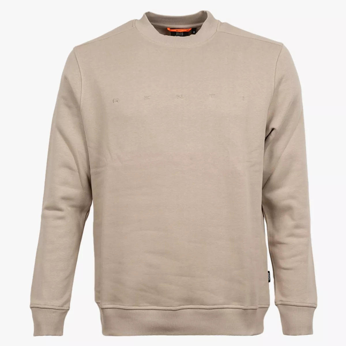 Genti Sweater Beige | Logo Sweater