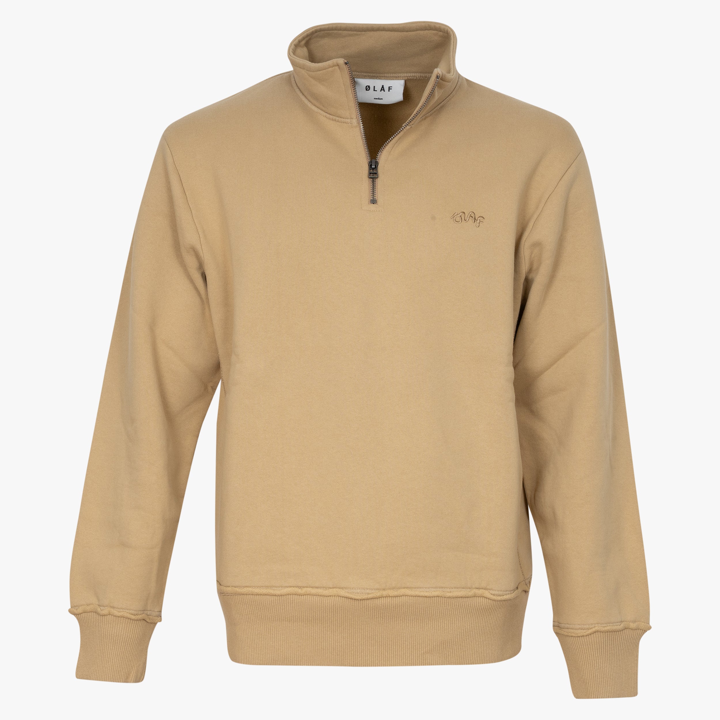 Olaf Sweater met Rits | Signature Zip Mock