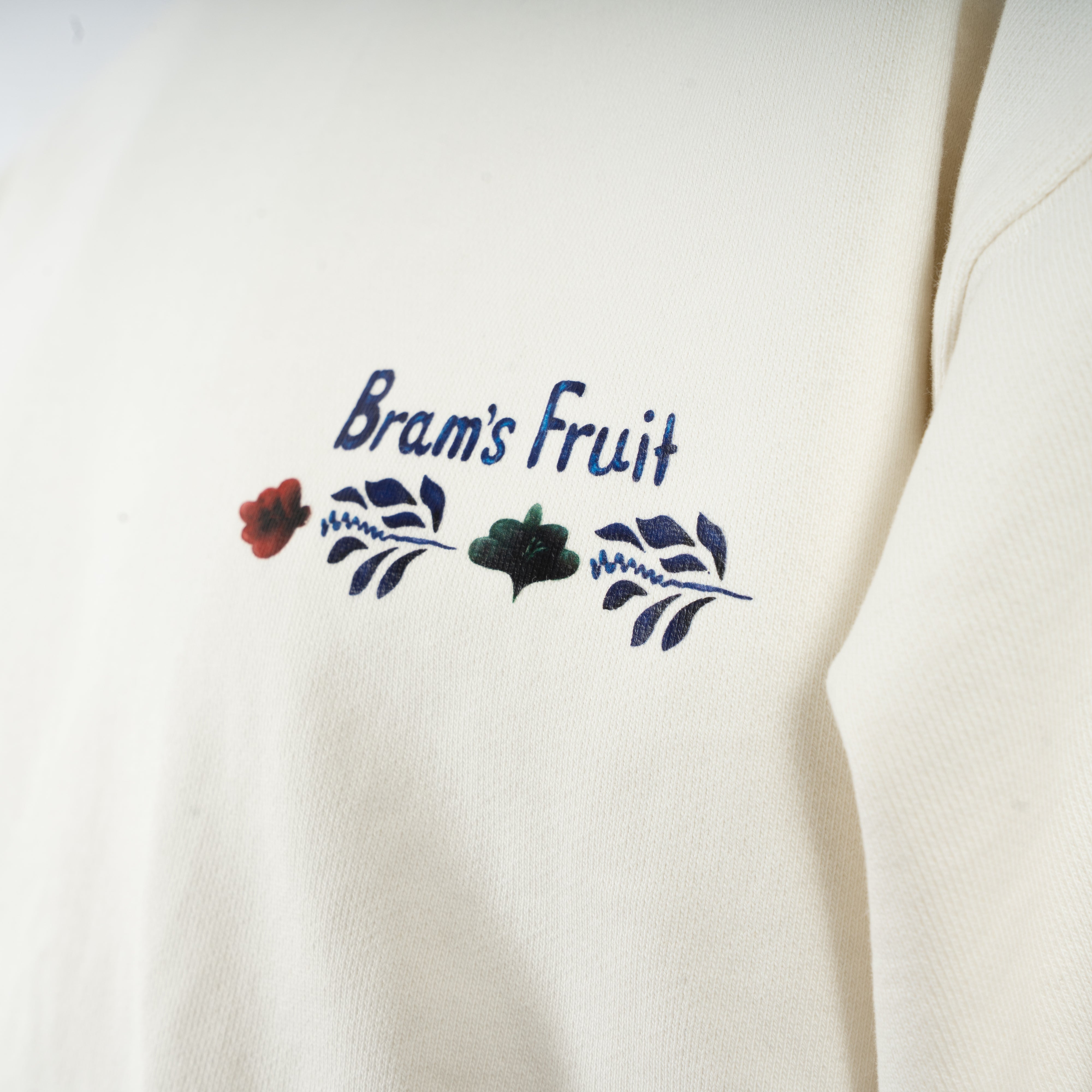 Bram's Fruit Sweater met Backprint Off-White | Flora Crewneck