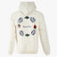 Bram's Fruit Hoodie met Backprint Off-White | Flora Hoodie