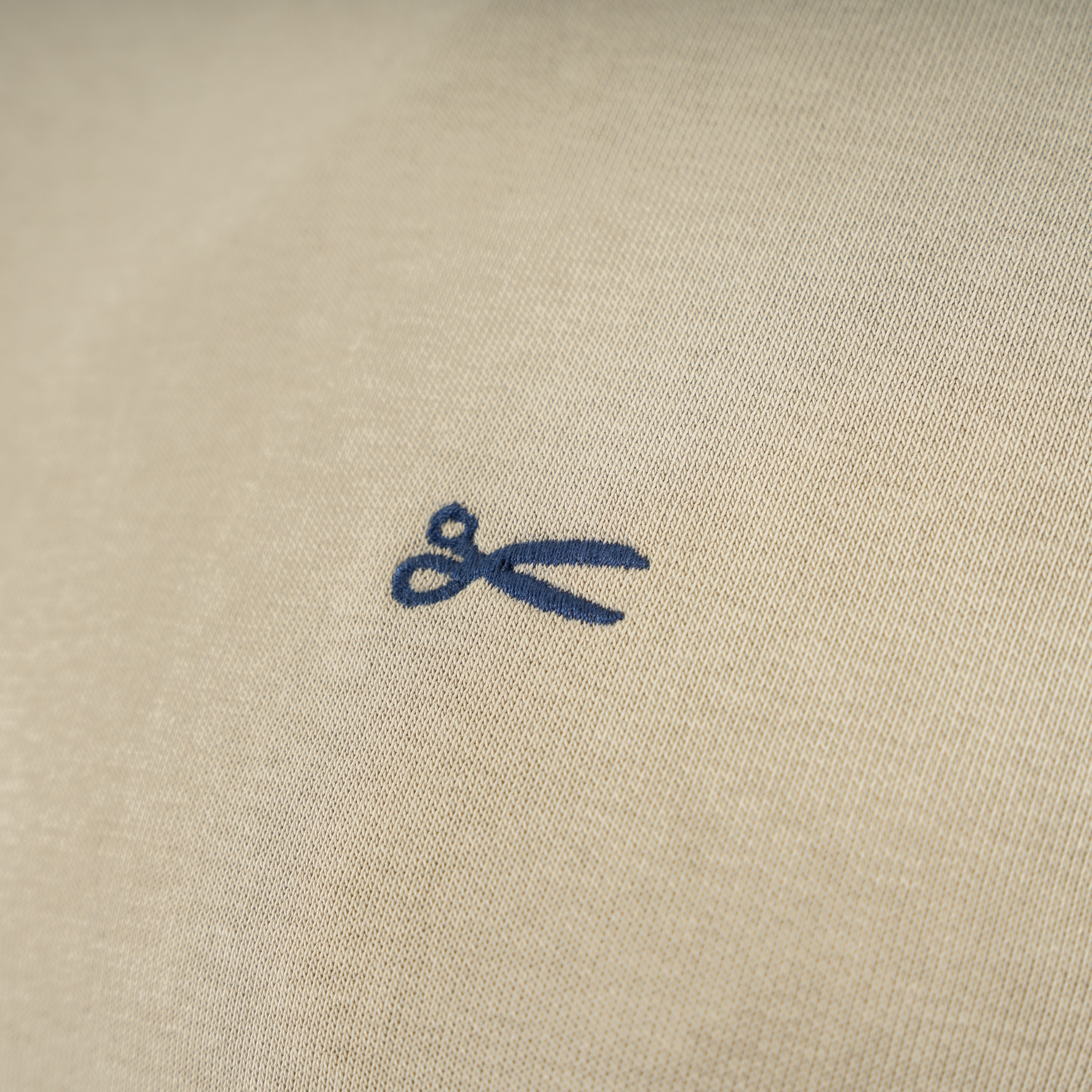 Denham Sweater Khaki | Scissor Crewneck
