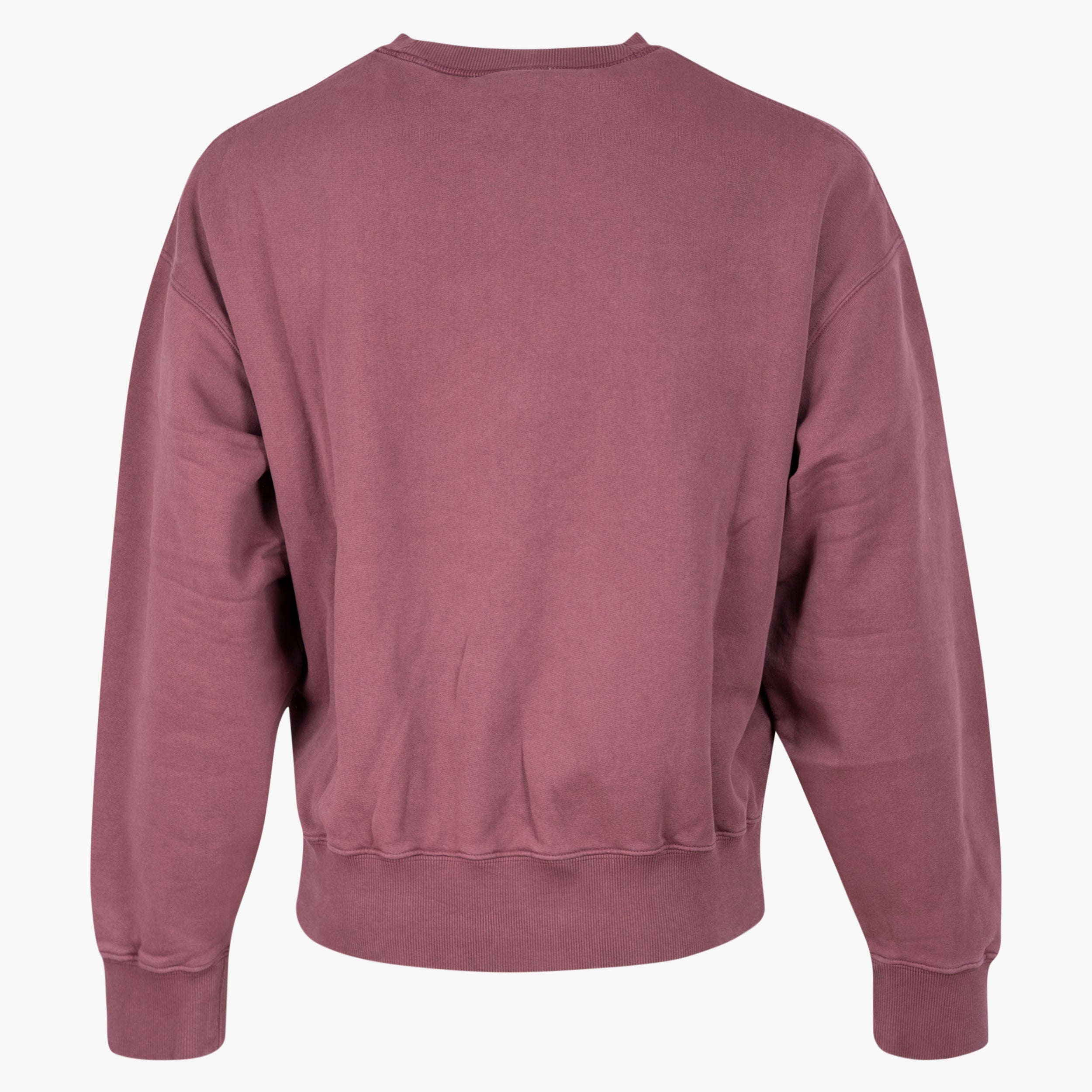 Olaf Sweater Rood | Washed Signature Boxy Crewneck
