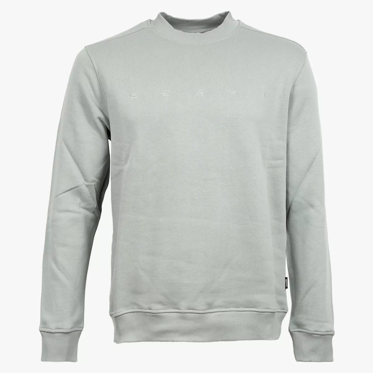 Genti Sweater Lichtgroen | Logo Sweater