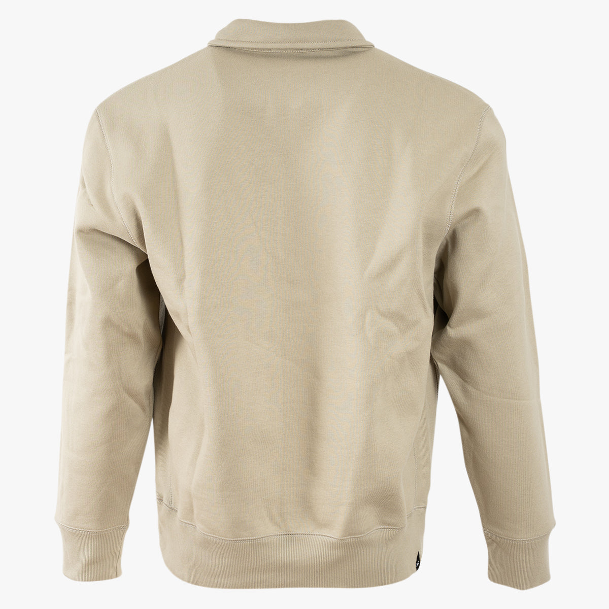 Denham Sweater Polokraag Khaki | Nino Polo Sweat