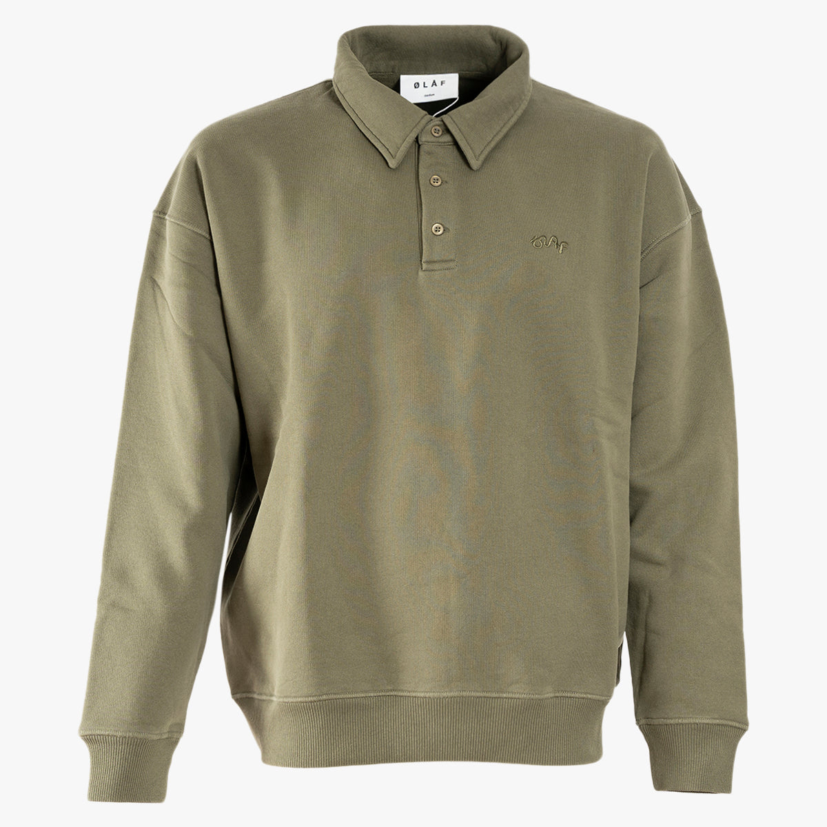 Olaf Polo Sweater Groen | Signature Oversized Polo