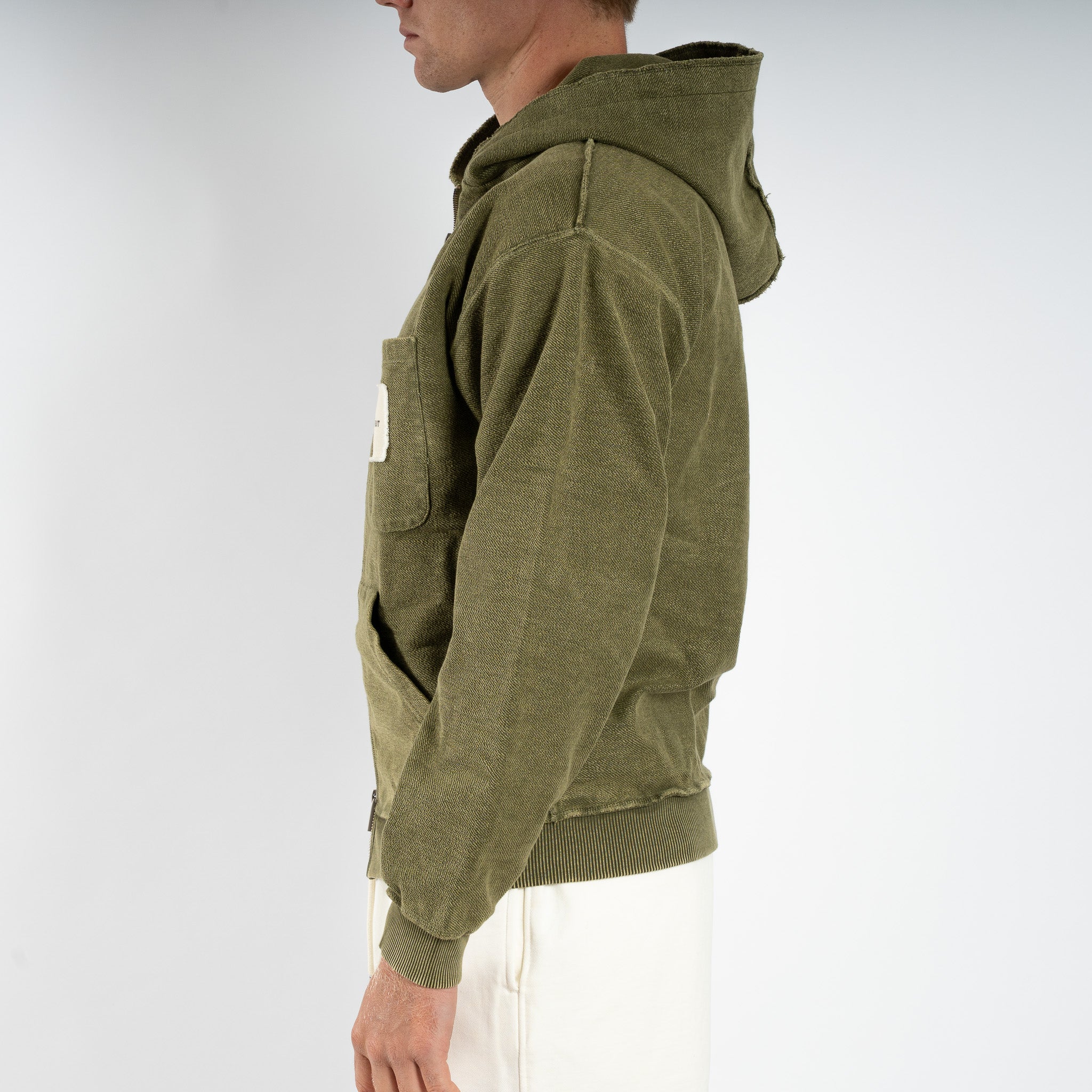 Bram's Fruit Vest groen | Zipper Hoodie