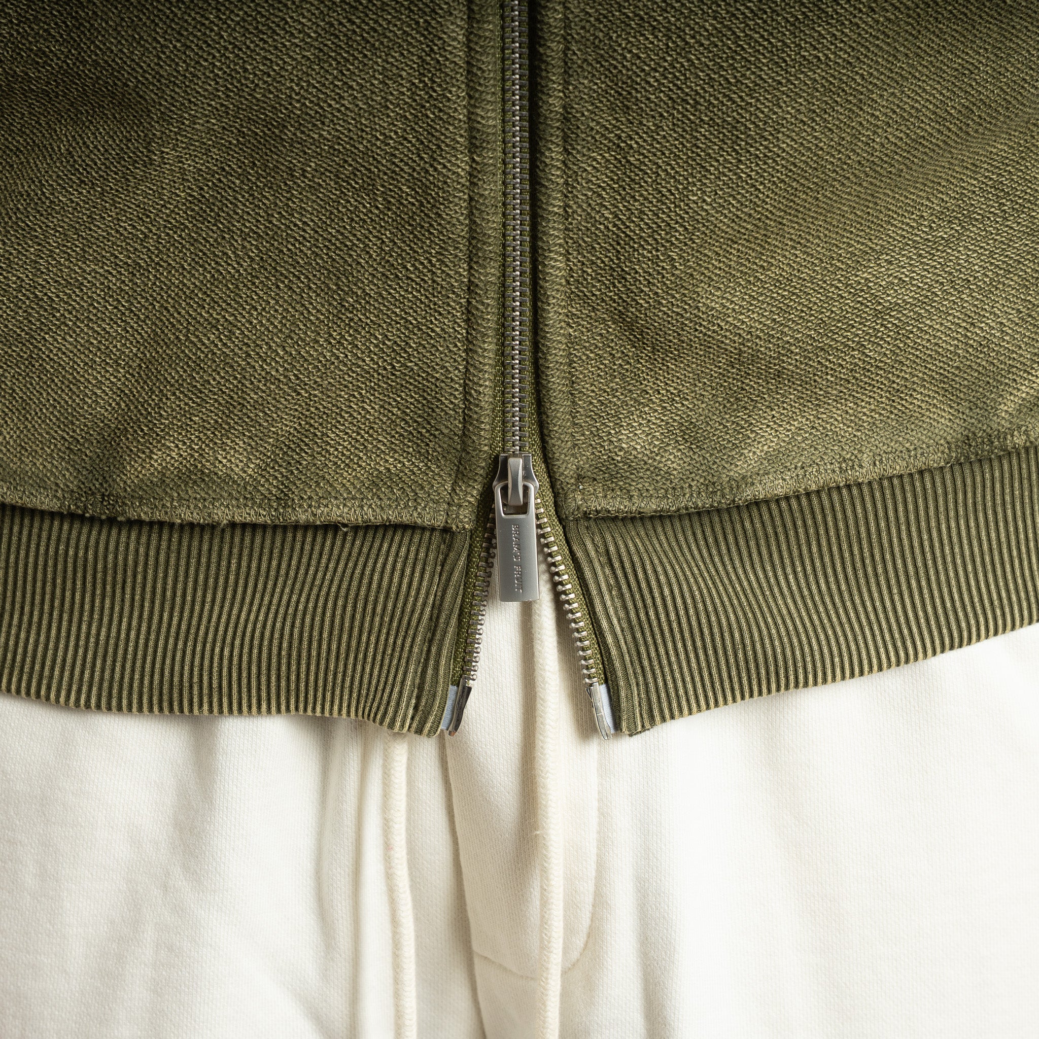 Bram's Fruit Vest groen | Zipper Hoodie