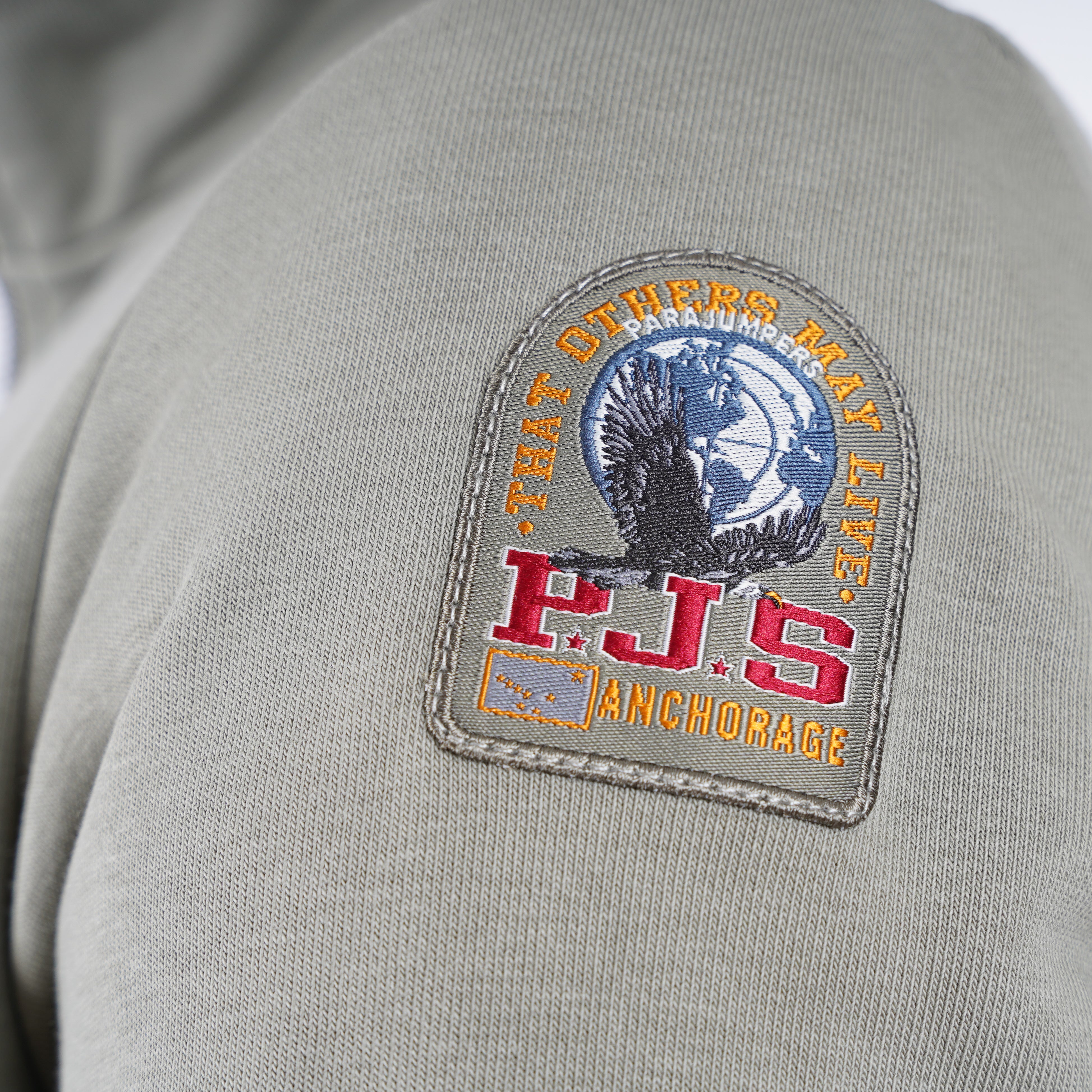 Parajumpers Sweater met Rits Groen | Broad Peak