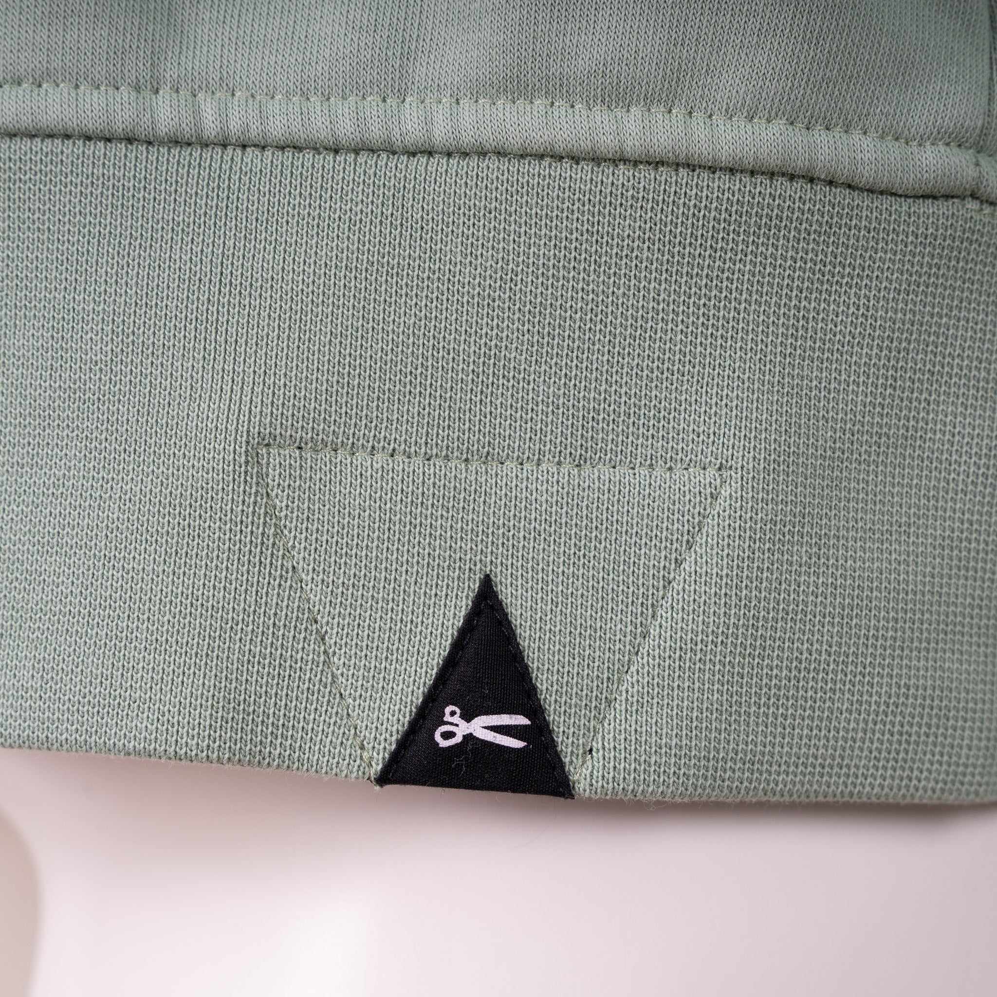 Denham Sweater Lichtgroen | Scissor Crewneck