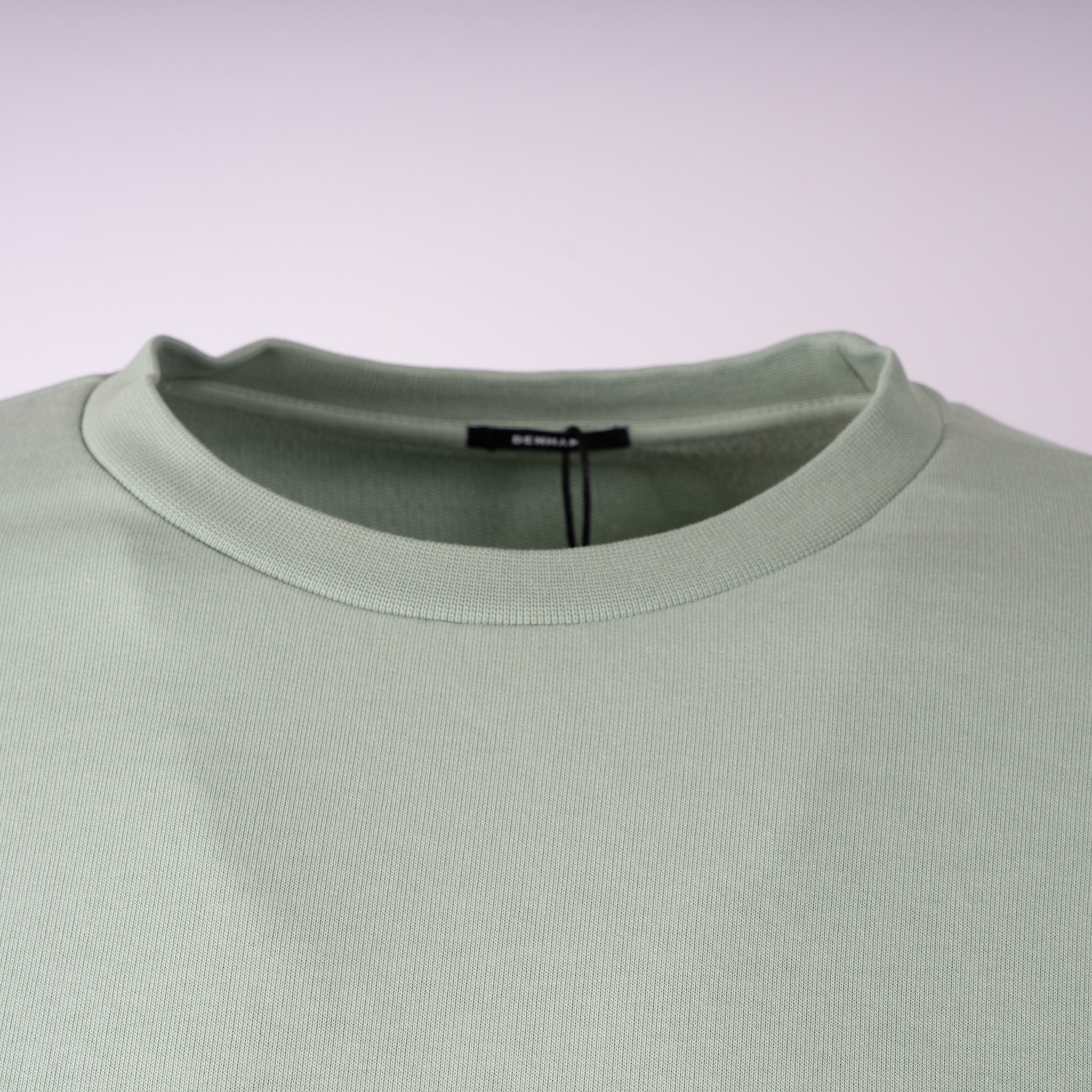 Denham Sweater Lichtgroen | Scissor Crewneck