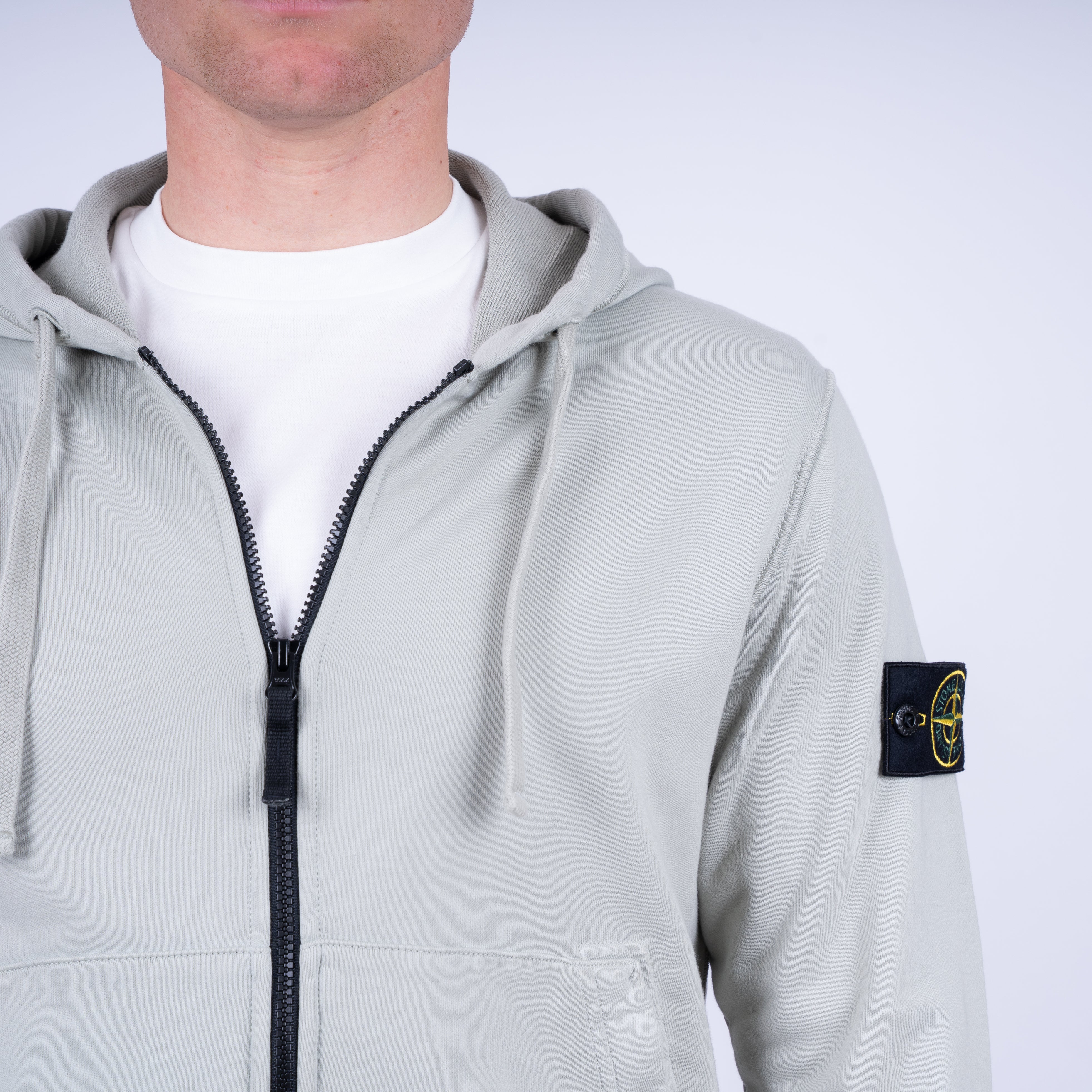 Stone Island Vest Groen | Cotton Fleece