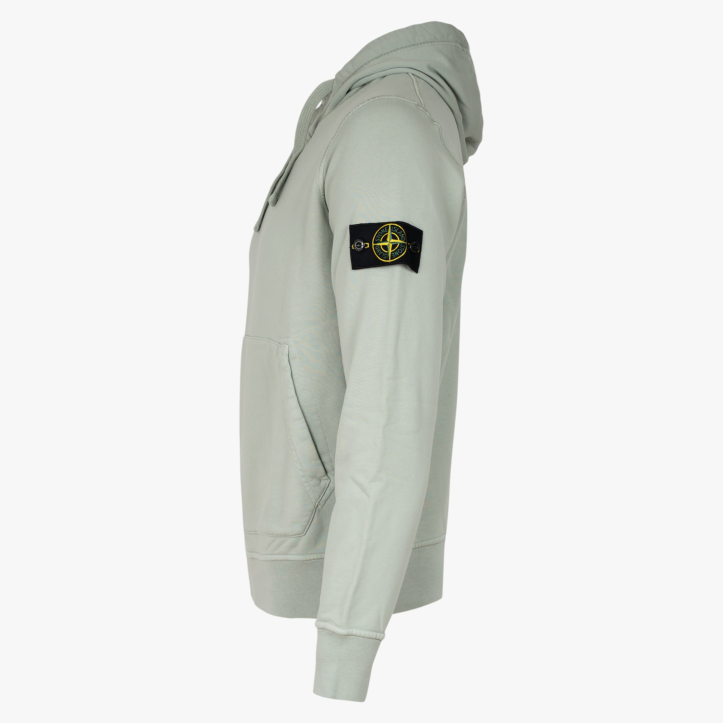 Stone Island Hoodie Lichtgroen | Cotton Fleece