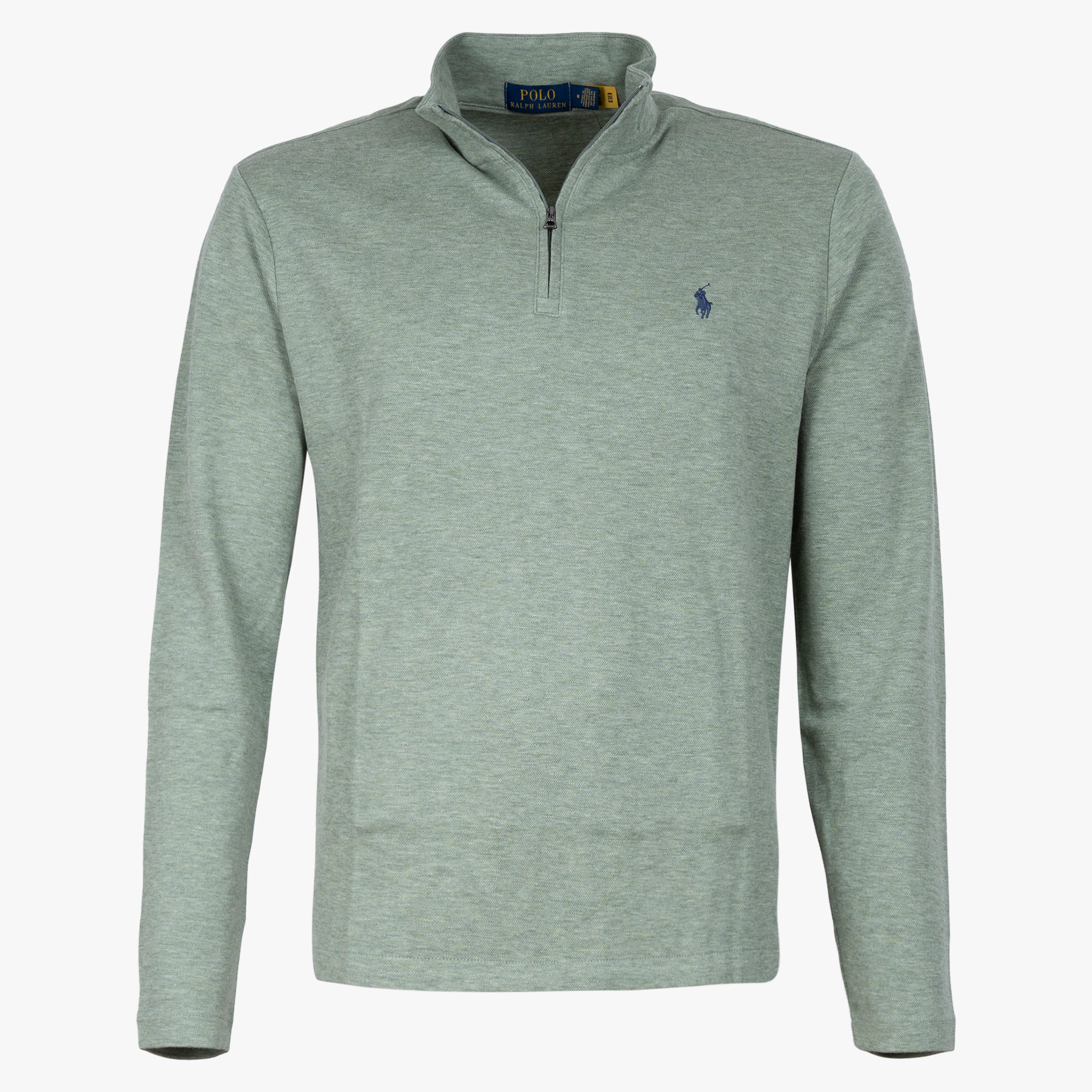 Ralph Lauren Sweater met Rits Groen | Luxury Jersey