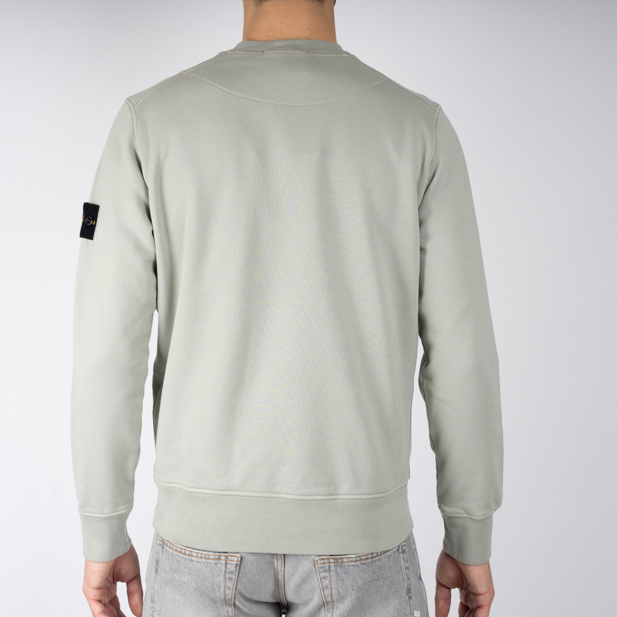 Stone Island Sweater Lichtgroen | Cotton Fleece