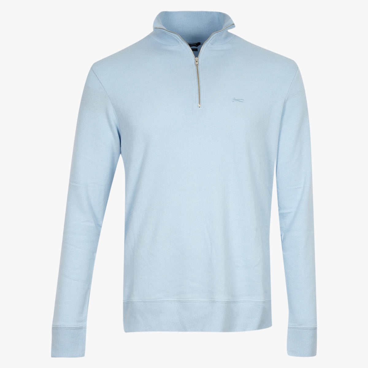 Denham Trui met Rits Lichtblauw | Roger Half Zip