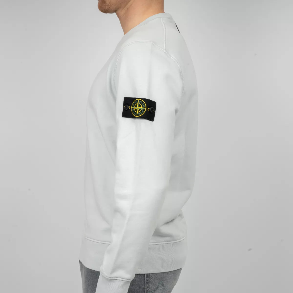 Stone Island Sweater Hemelsblauw | Cotton Fleece