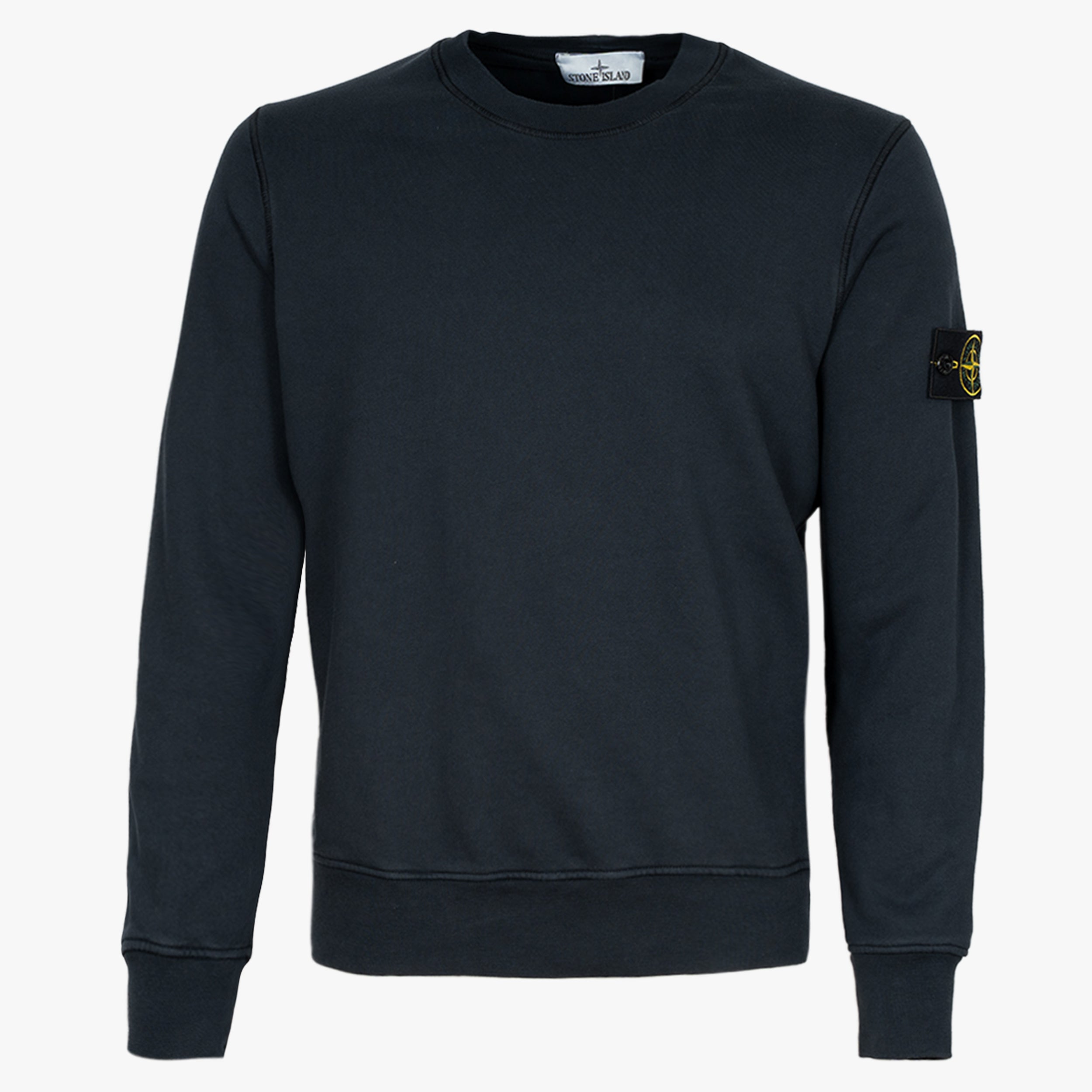 Stone Island Sweater Donkerblauw | Cotton Fleece