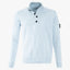 Stone Island Gebreide Trui met Knopenlijst Lichtblauw | Lambswool