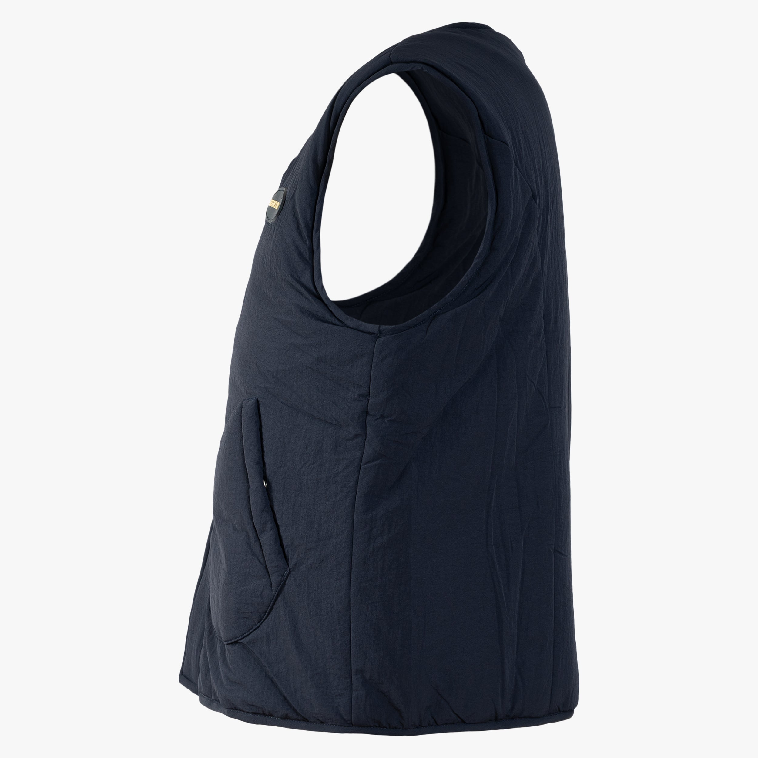 Bram's Fruit Bodywarmer Donkerblauw | Emblem Patch Padded