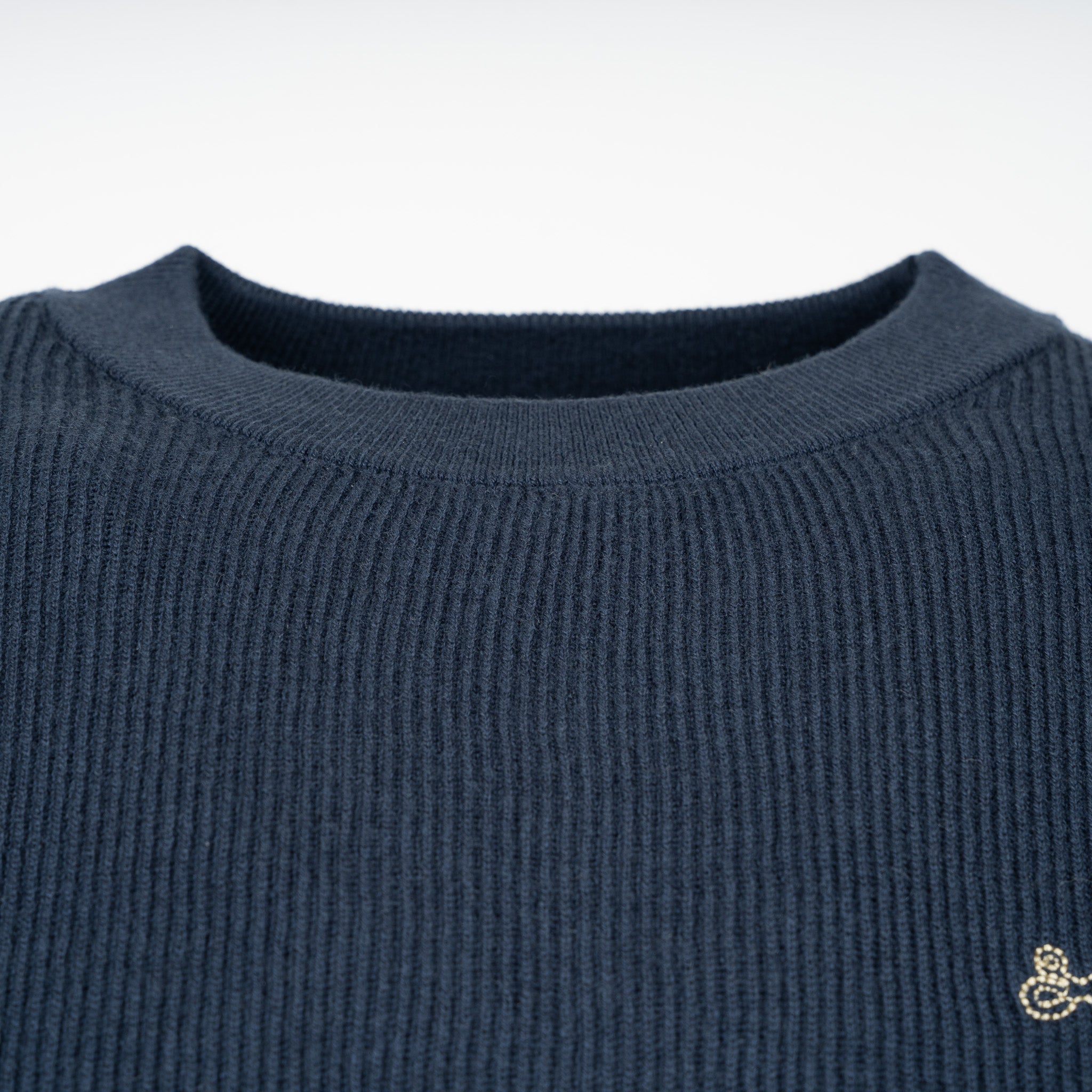 Denham Gebreide Trui Donkerblauw | Scissor