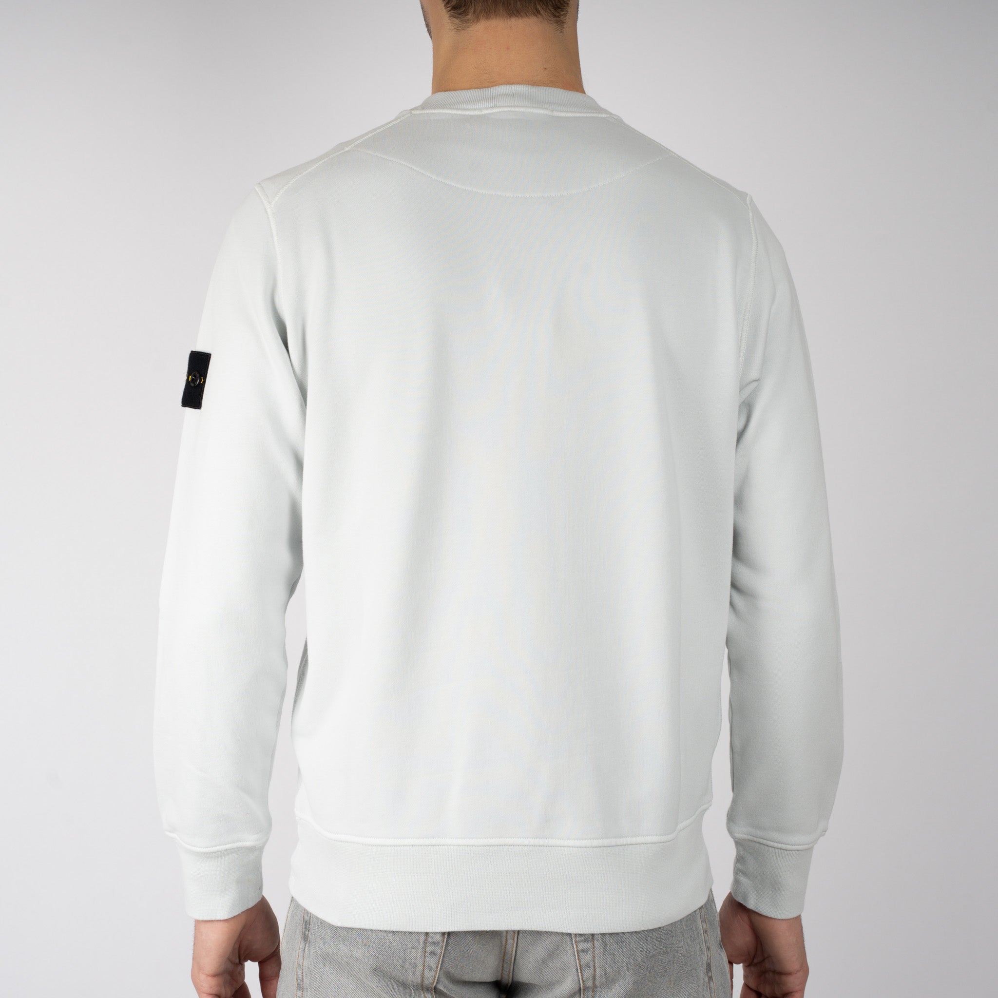 Stone Island Sweater Lichtblauw | Cotton Fleece
