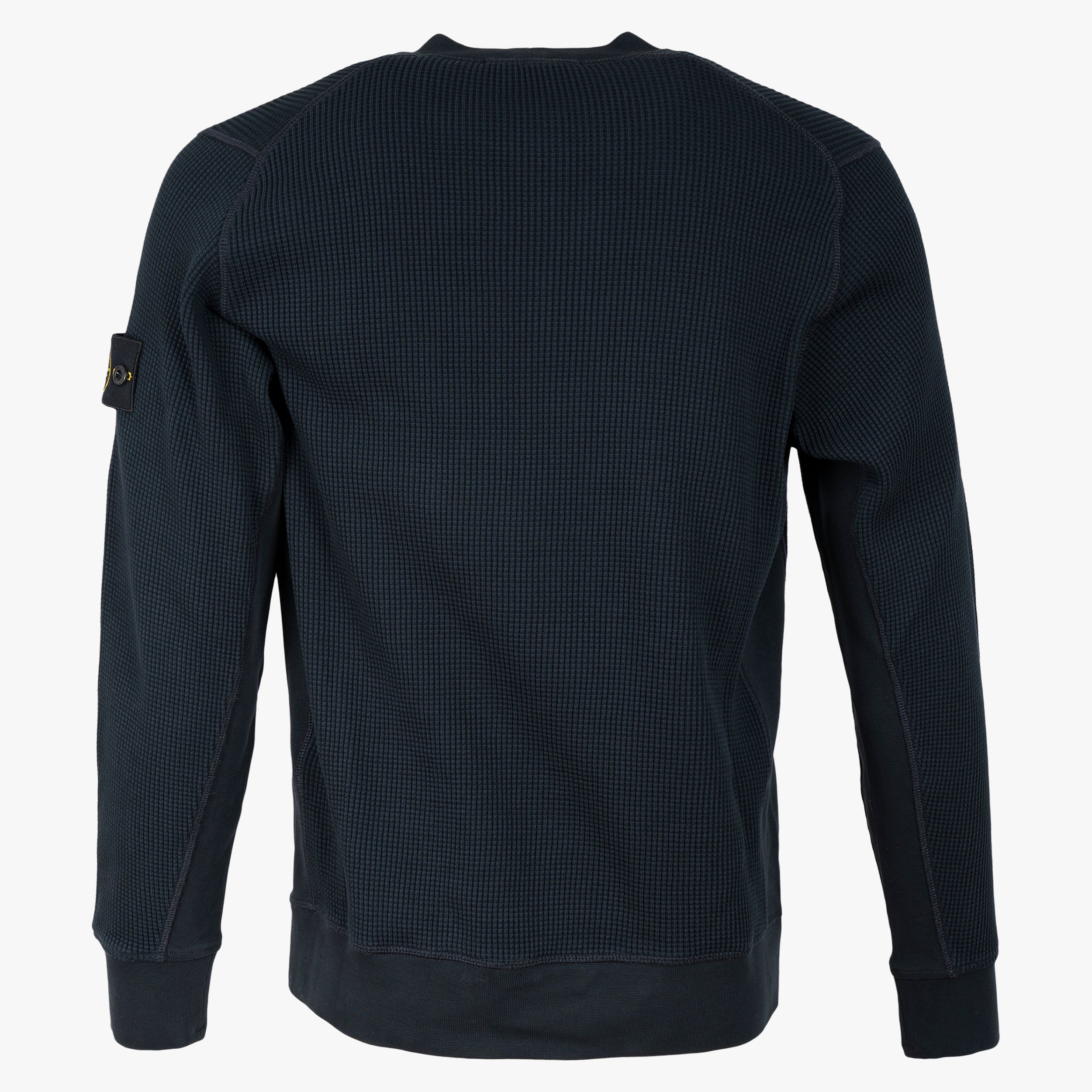Stone Island Sweater Blauw | Cotton Waffle Fleece
