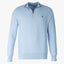 Ralph Lauren Gebreide Trui met Rits Lichtblauw | Mesh Cotton