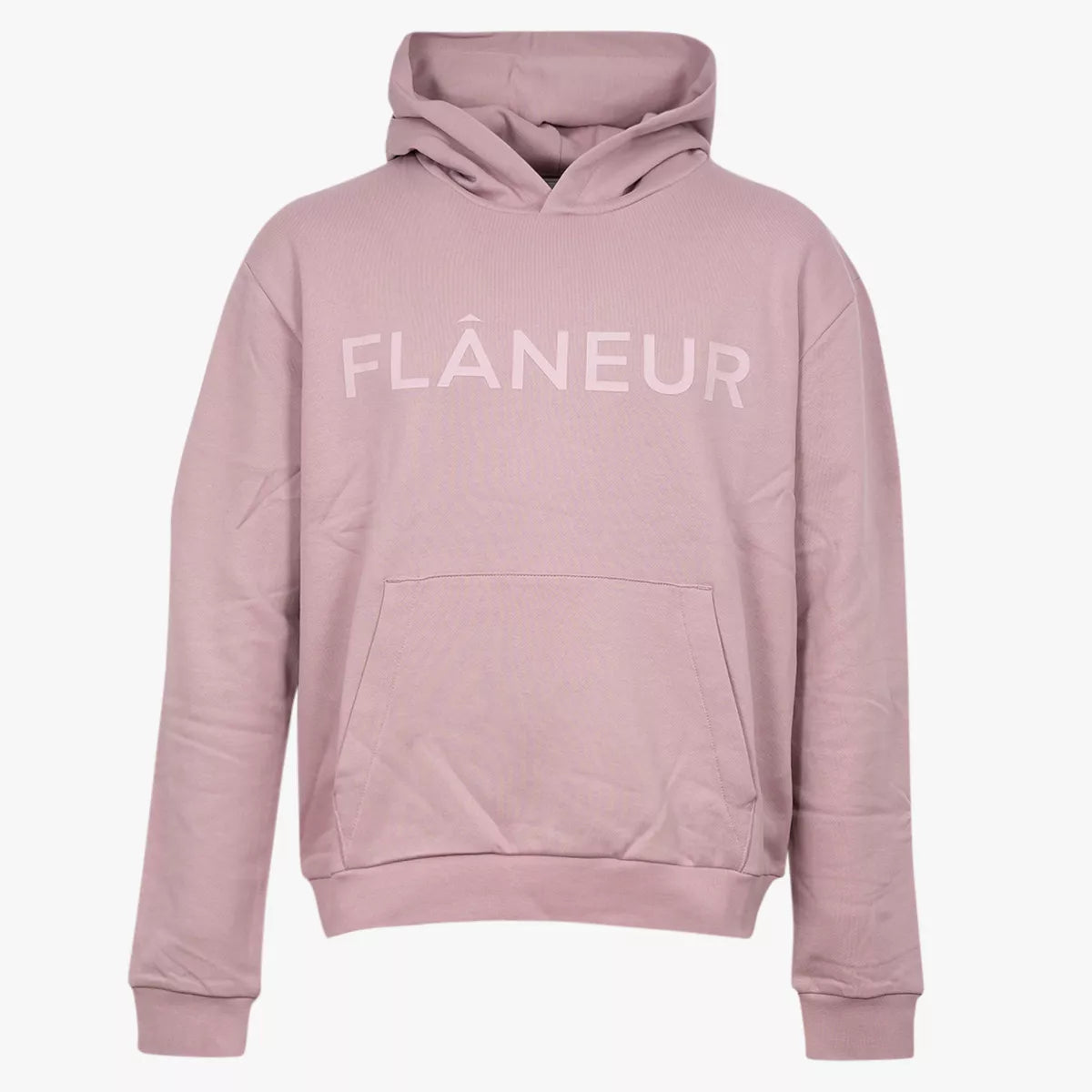 Flaneur Hoodie Paars | Tonal Logo Hoodie