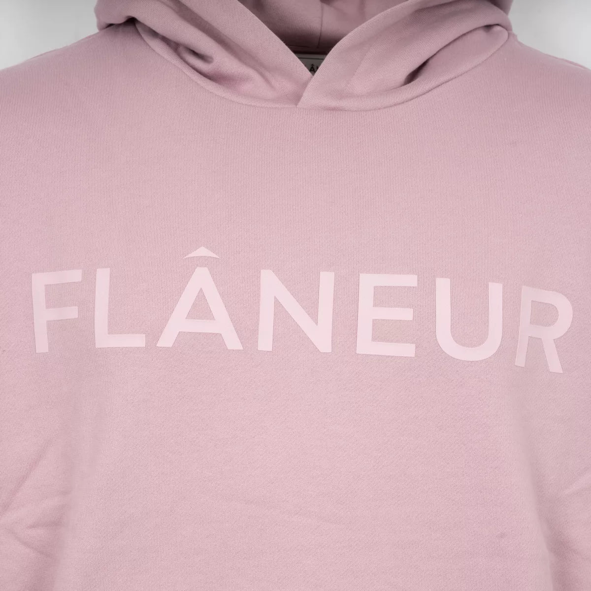 Flaneur Hoodie Paars | Tonal Logo Hoodie