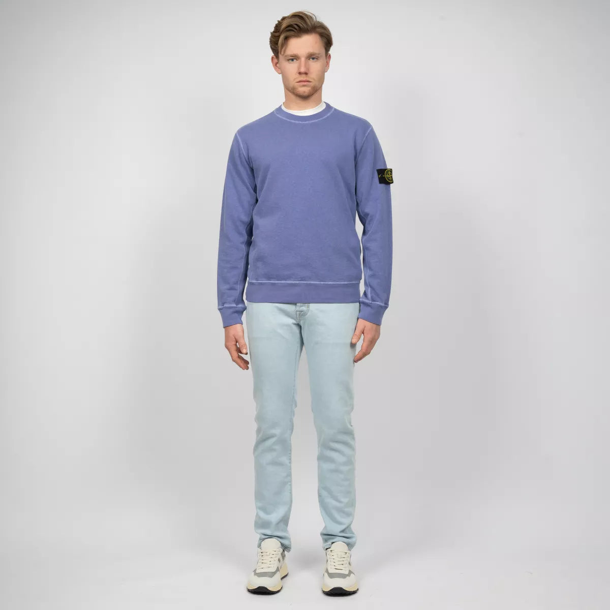 Stone Island Sweater Paars | Malfilé Fleece