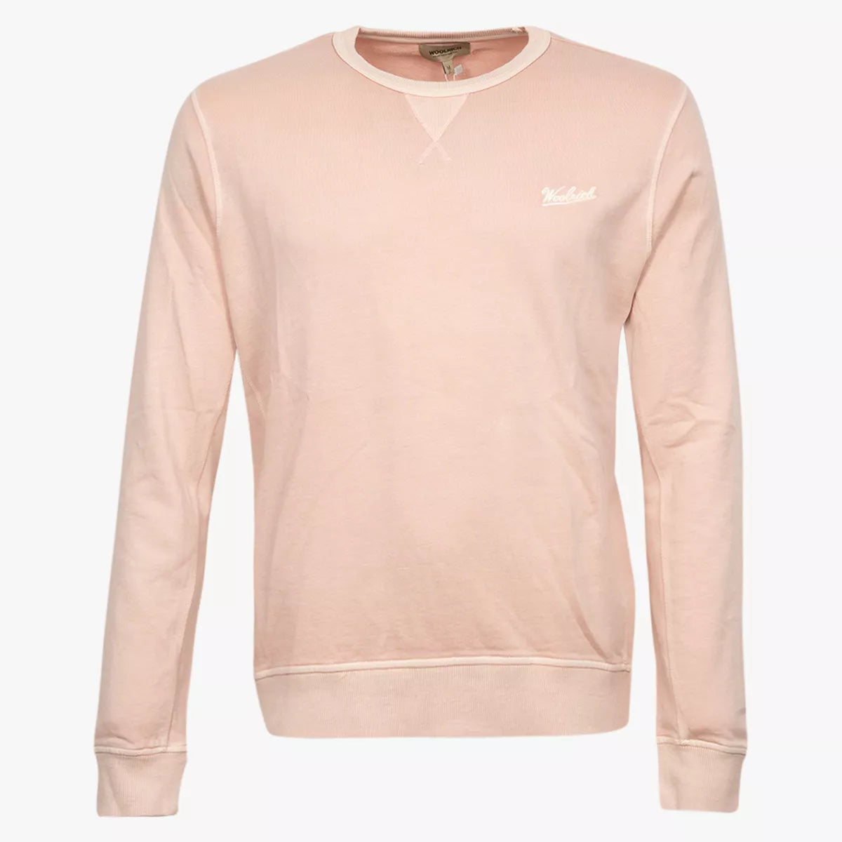 Woolrich Sweater Roze | Garment-Dyed Crewneck