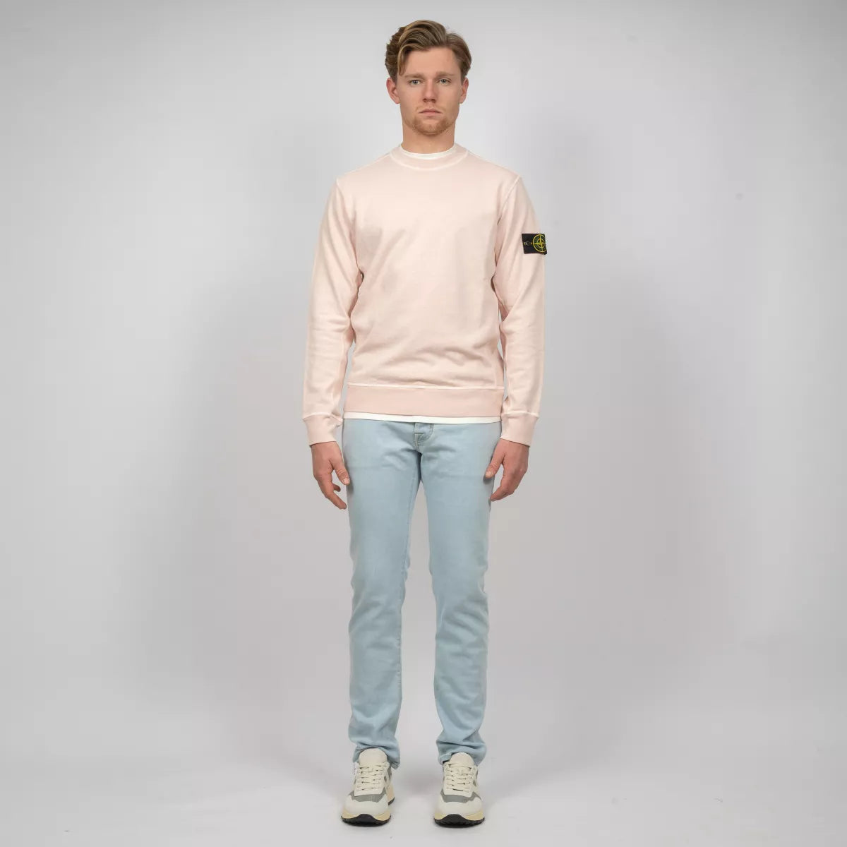 Stone Island Sweater Zachtroze | Malfilé Fleece