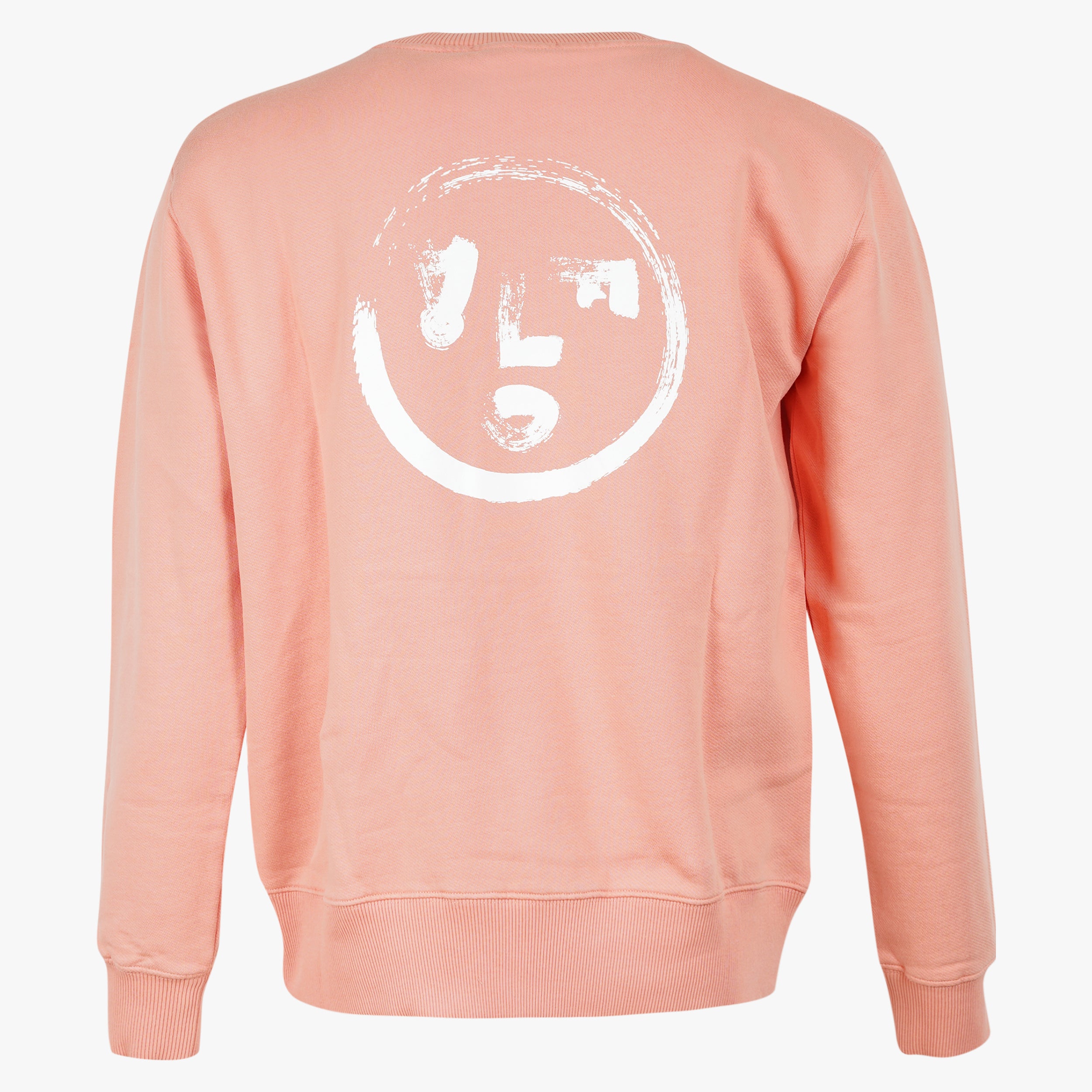 Olaf Sweater Backprint Roze | Brushstroke Face