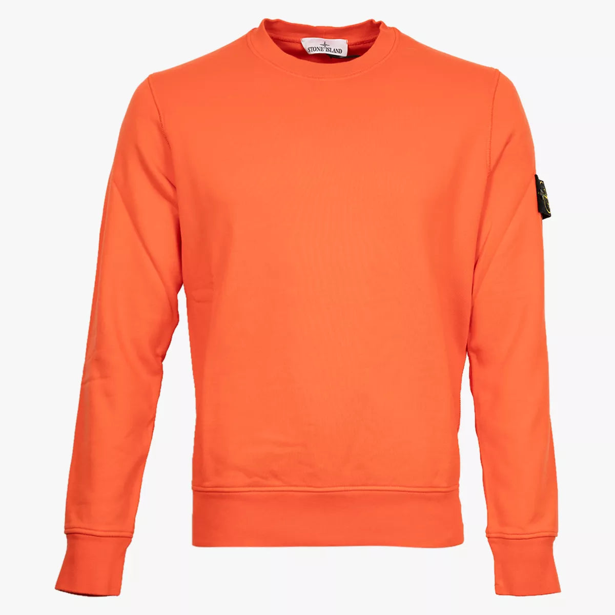 Stone Island Sweater Oranje | Organic Cotton Fleece