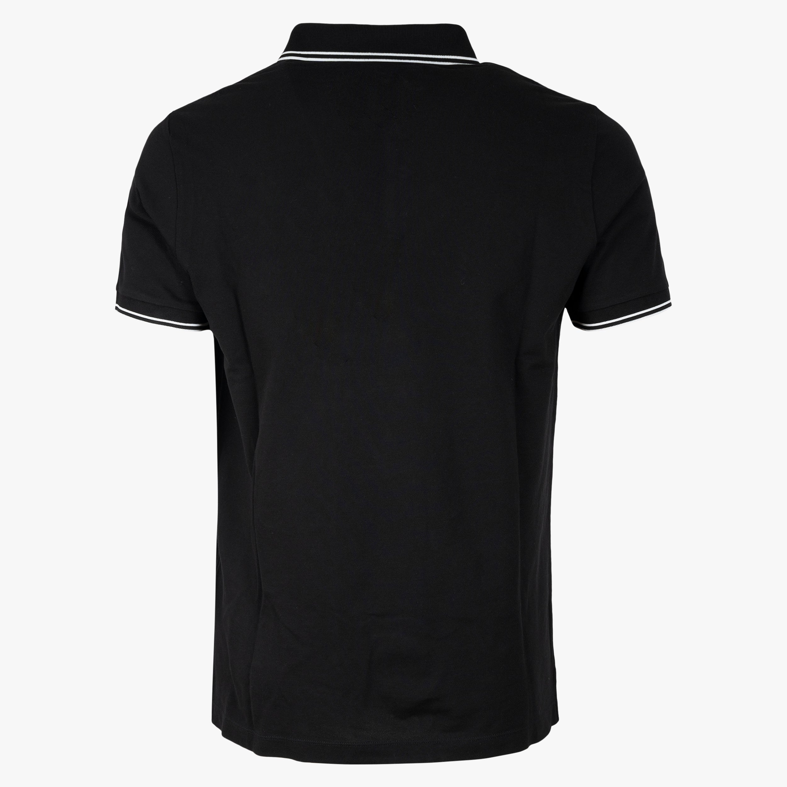 Stone Island Polo Zwart | Cotton Piqué