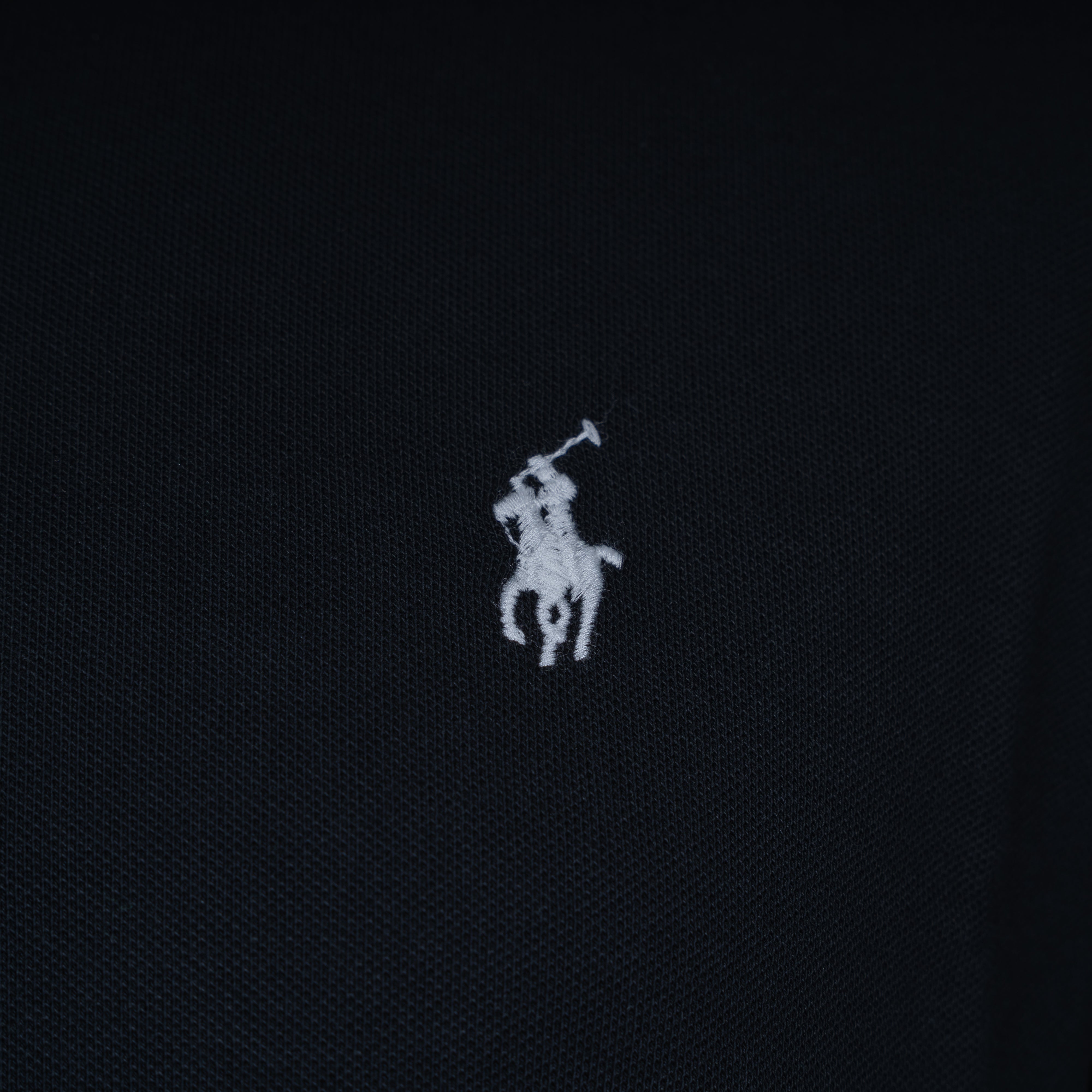 Ralph Lauren Polo Zwart | Custom Slim Fit