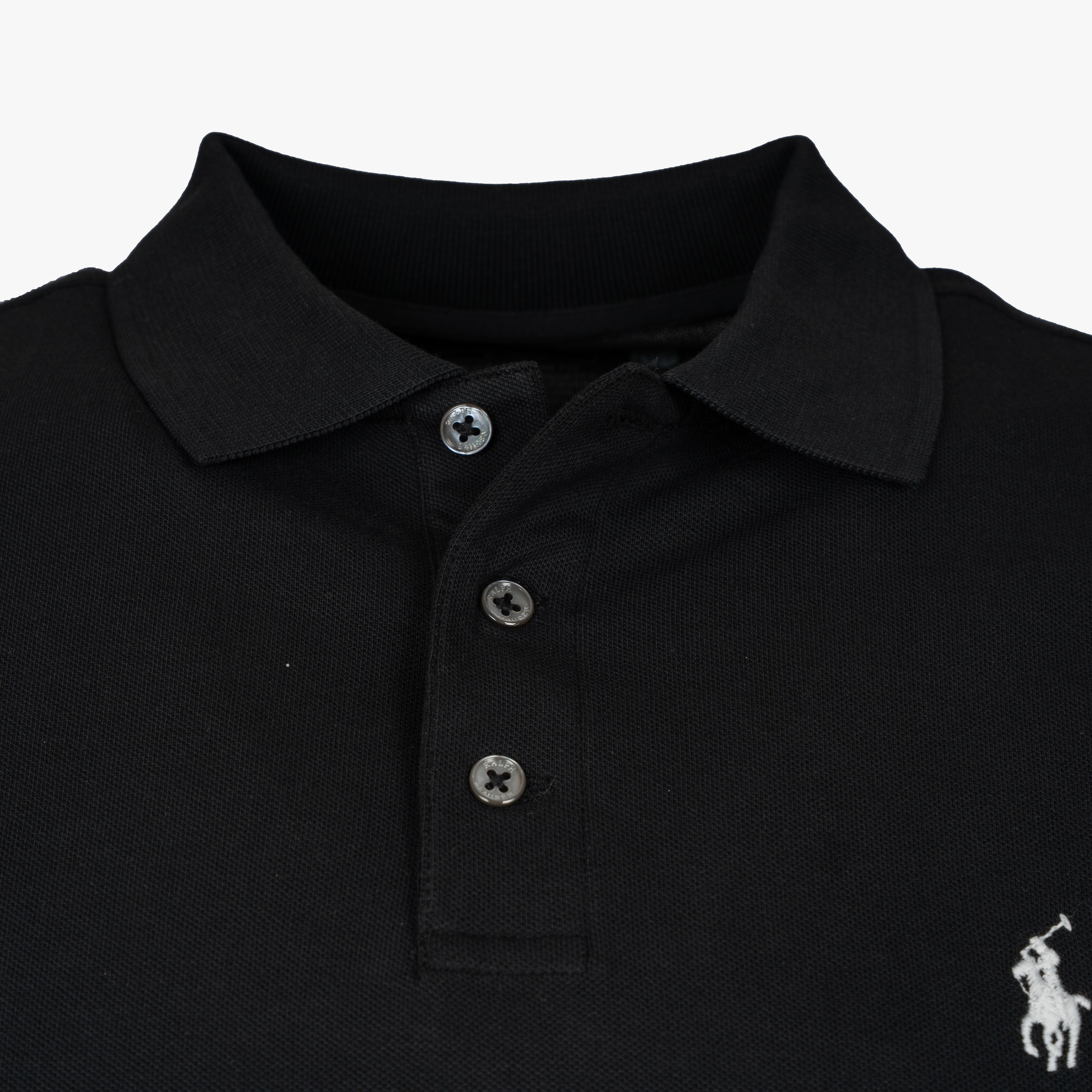 Ralph Lauren Polo Zwart | Custom Slim Fit