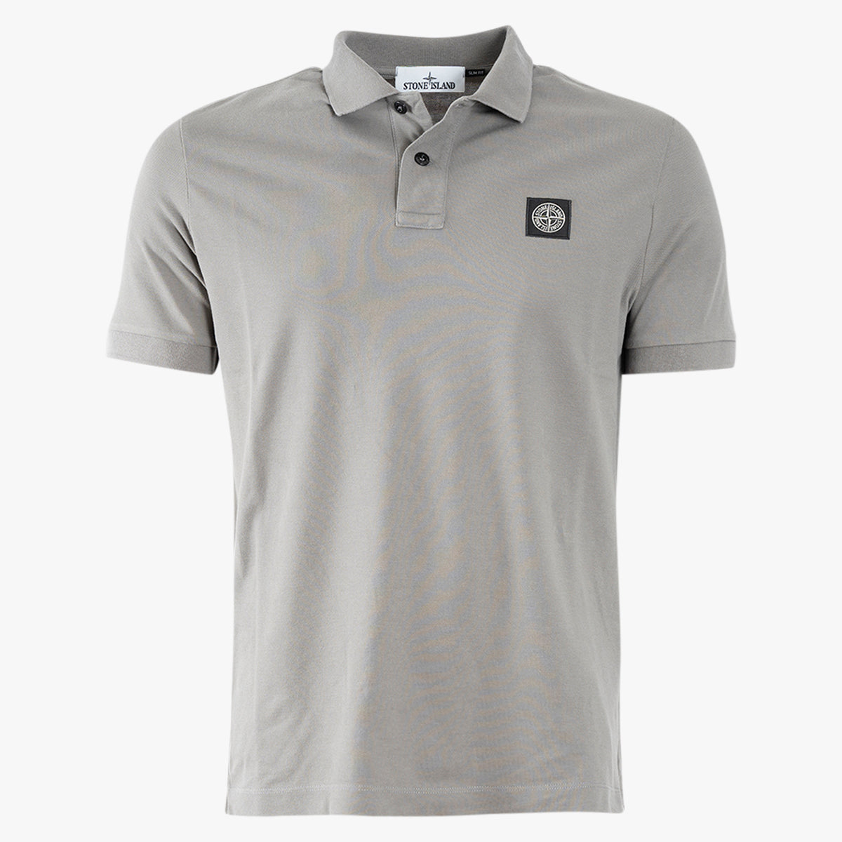 Stone Island Polo Grijs | Cotton Piqué