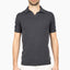 SEVEN DIALS Gebreide Buttonless Polo Antracietgrijs | Dyche