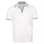 Gran Sasso Polo wit met blauwe accenten