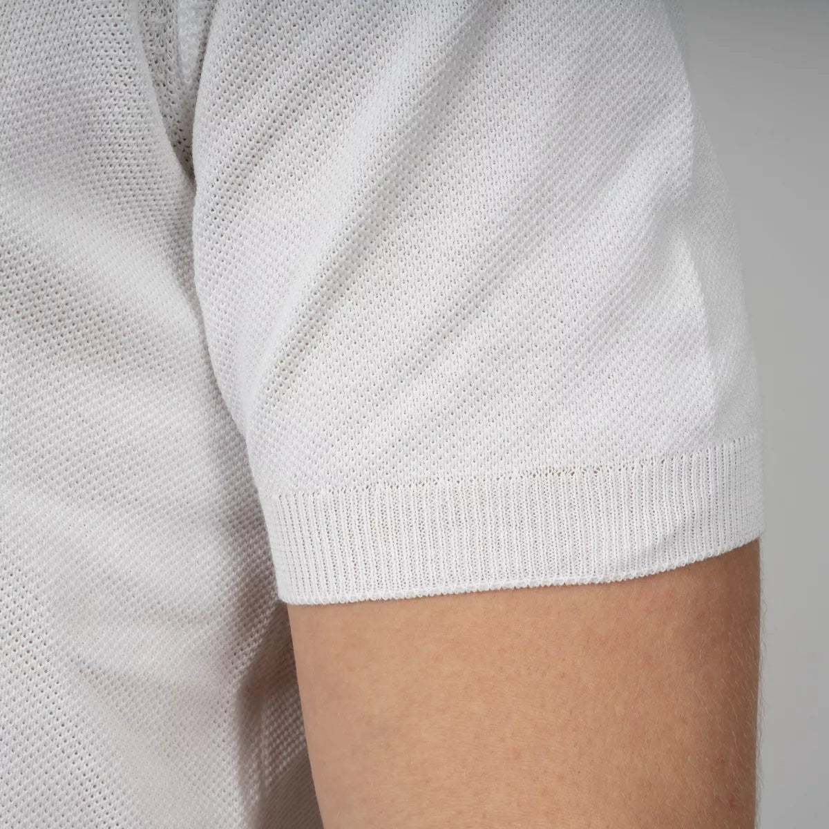 Gran Sasso Polo Wit | Fresh Cotton