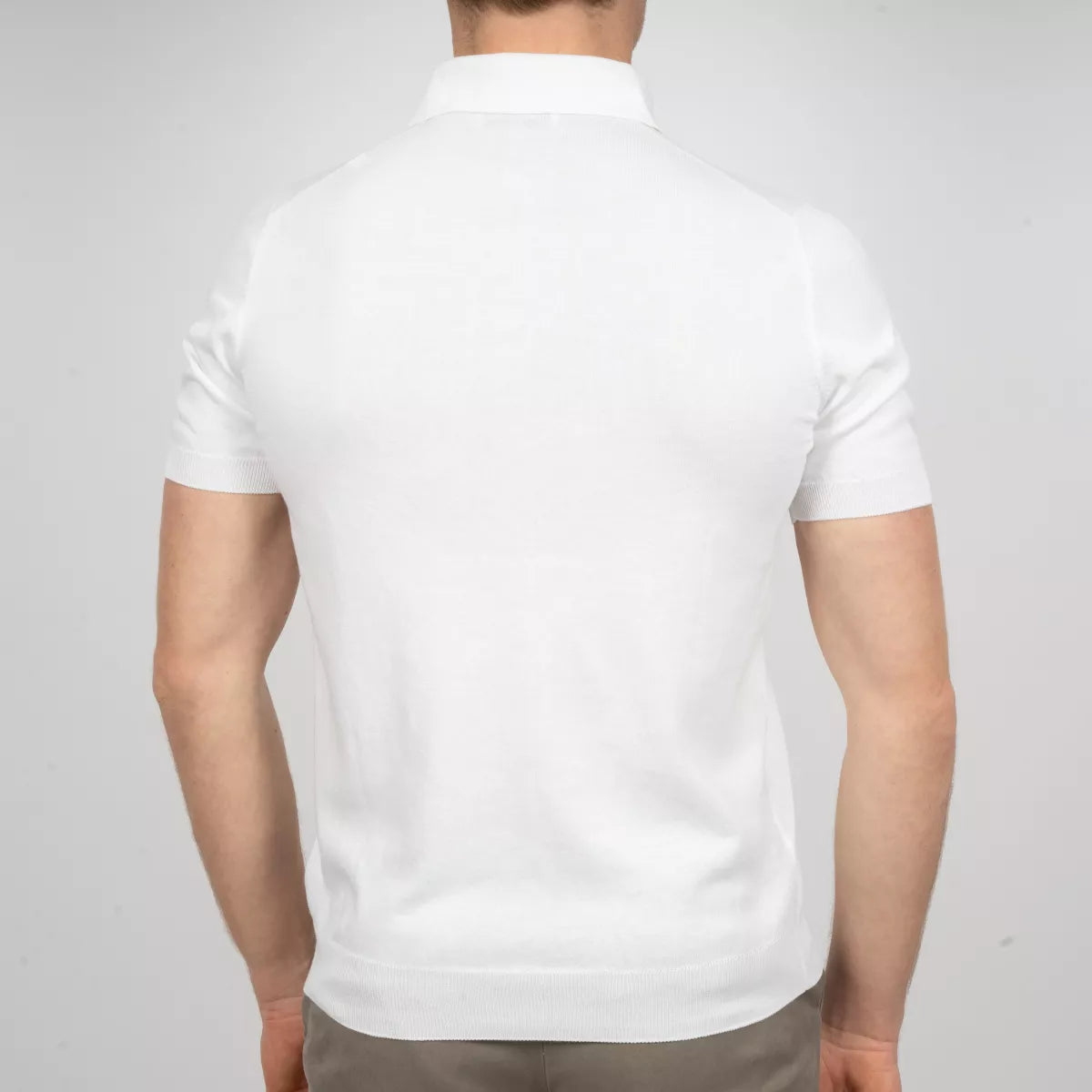 Gran Sasso Polo Wit | Fresh Cotton