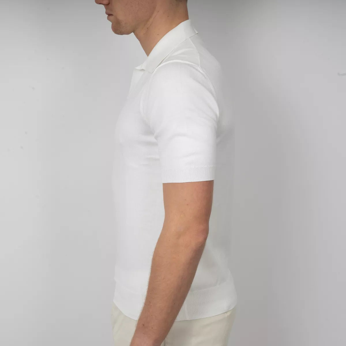 Gran Sasso Polo Wit | Egyptian Cotton