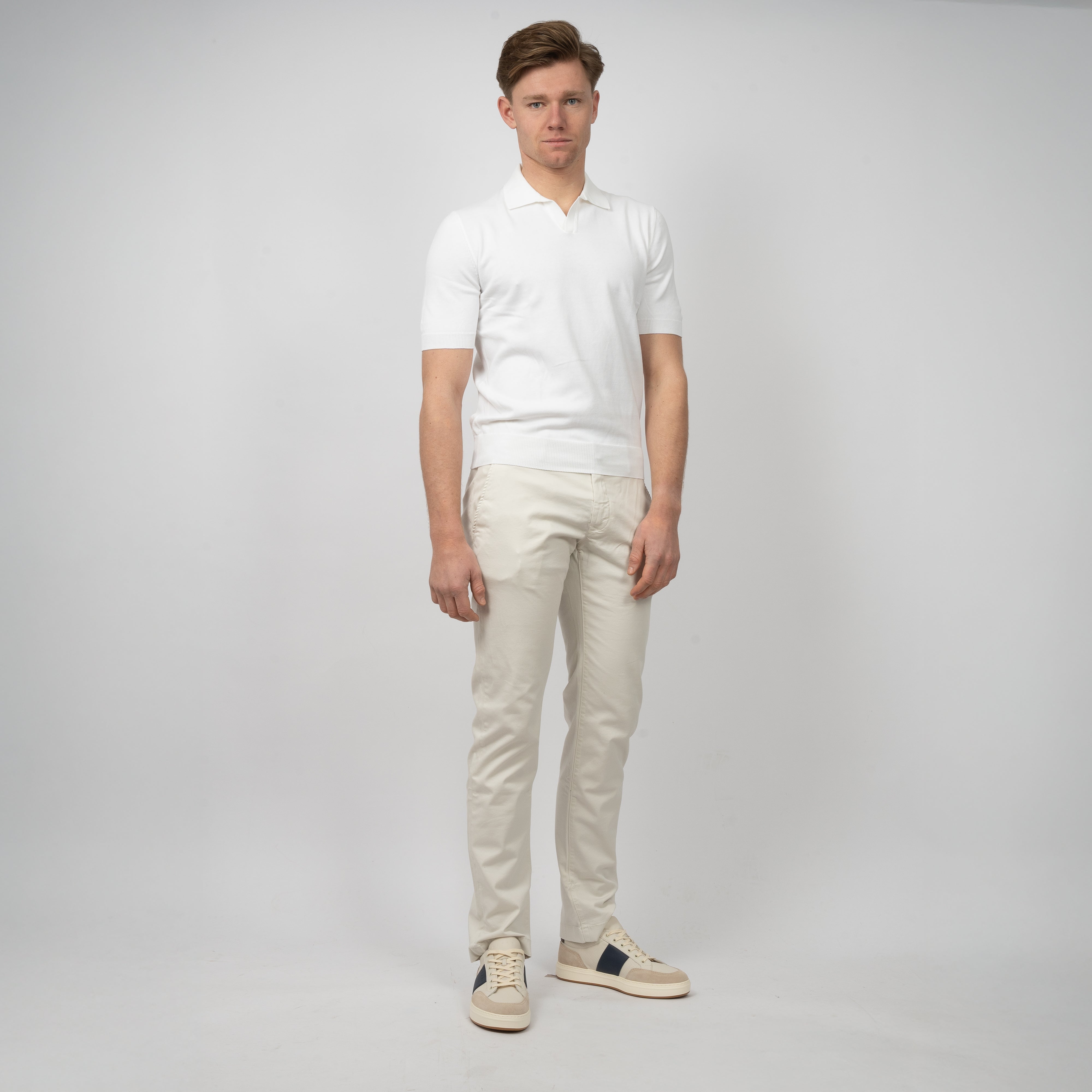 Gran Sasso Polo Wit | Egyptian Cotton