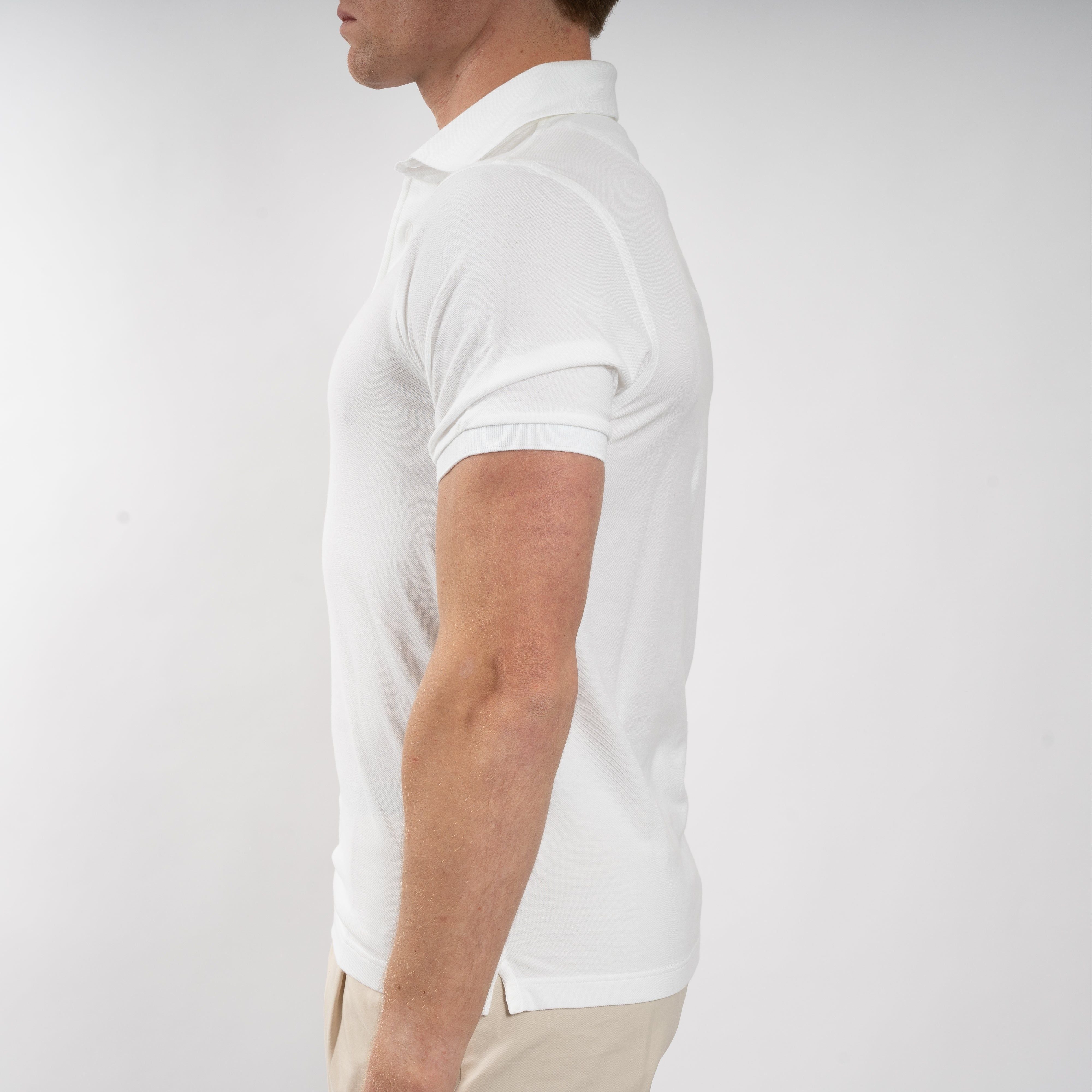 Gran Sasso Polo Wit | Vintage