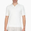 Gran Sasso Polo Buttonless Kraag Crème | Cotton