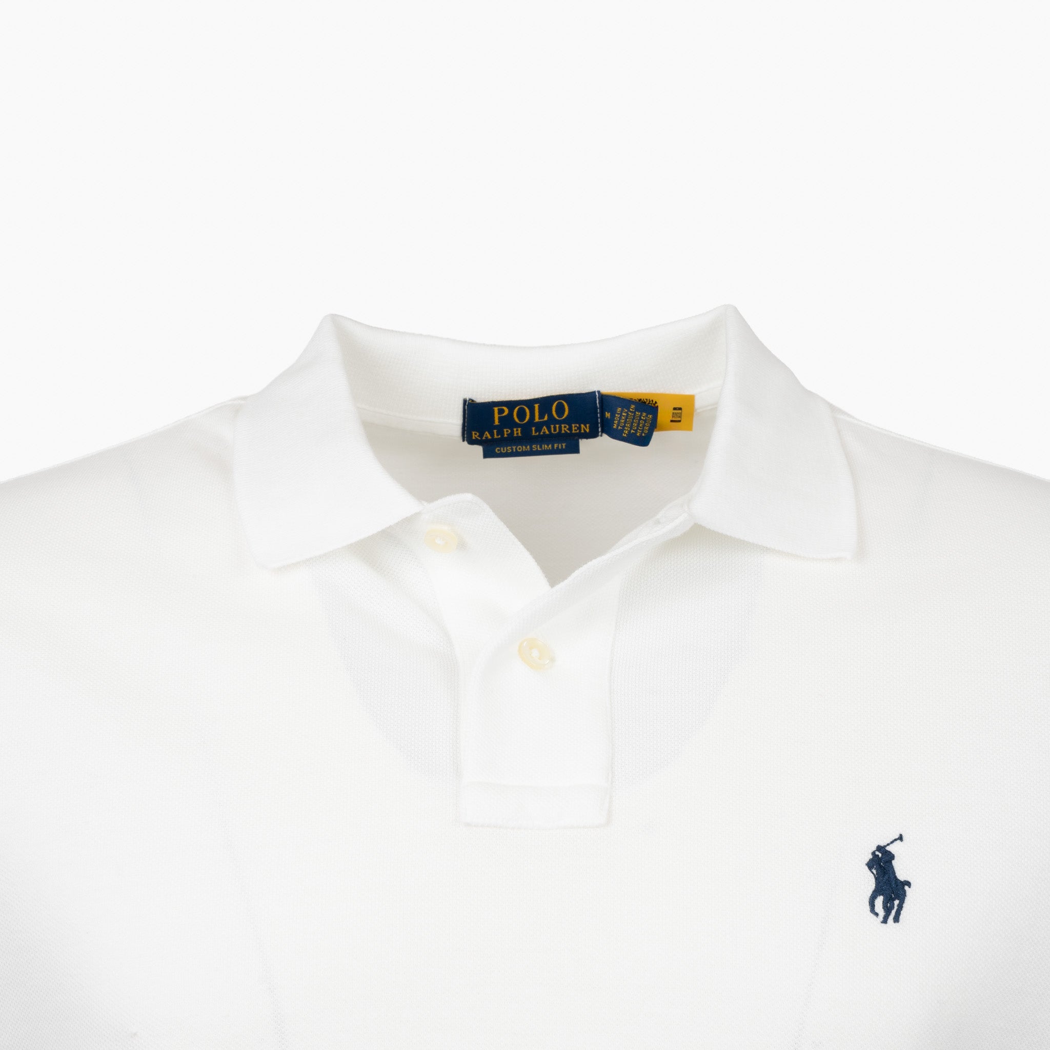 Ralph Lauren Polo Wit | Custom Slim Fit