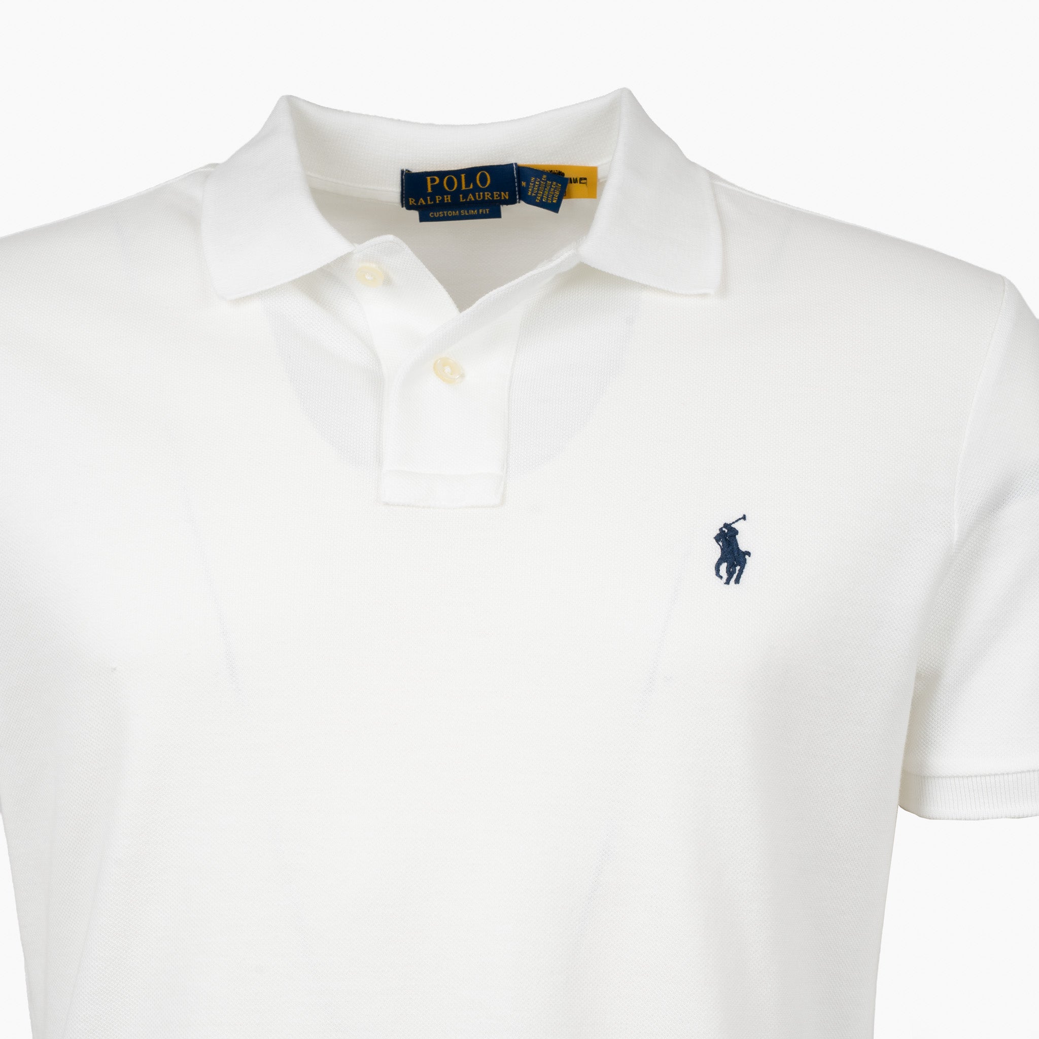 Ralph Lauren Polo Wit | Custom Slim Fit